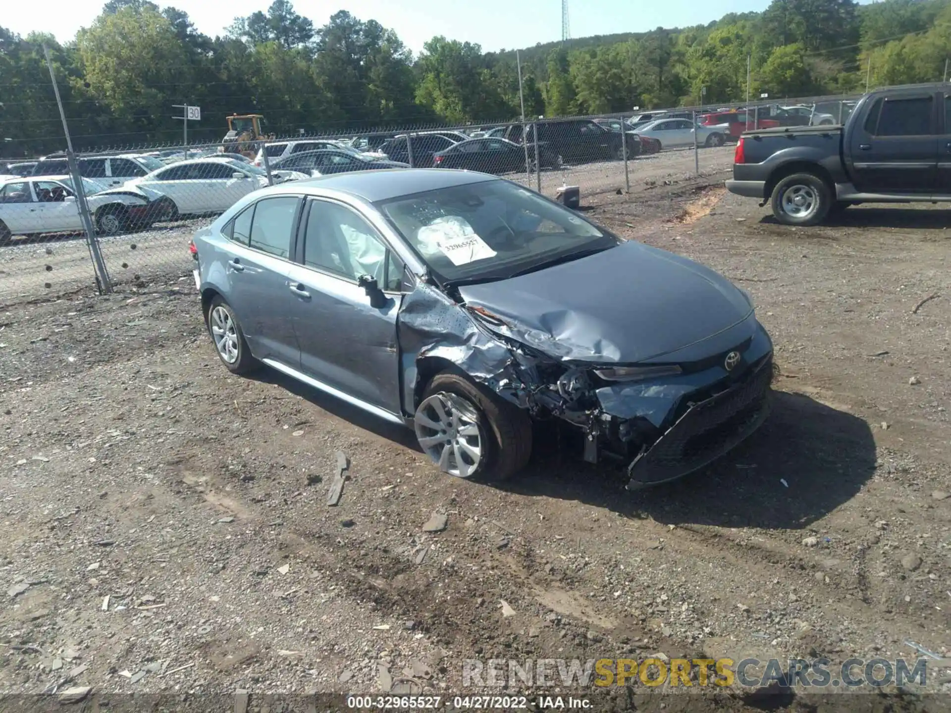 1 Photograph of a damaged car JTDEPMAE2NJ211723 TOYOTA COROLLA 2022