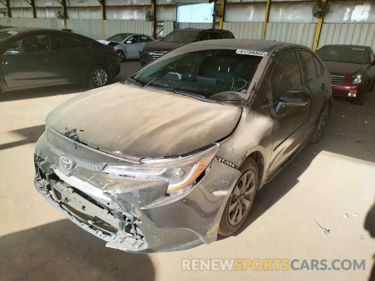 2 Photograph of a damaged car JTDEPMAE2NJ211981 TOYOTA COROLLA 2022