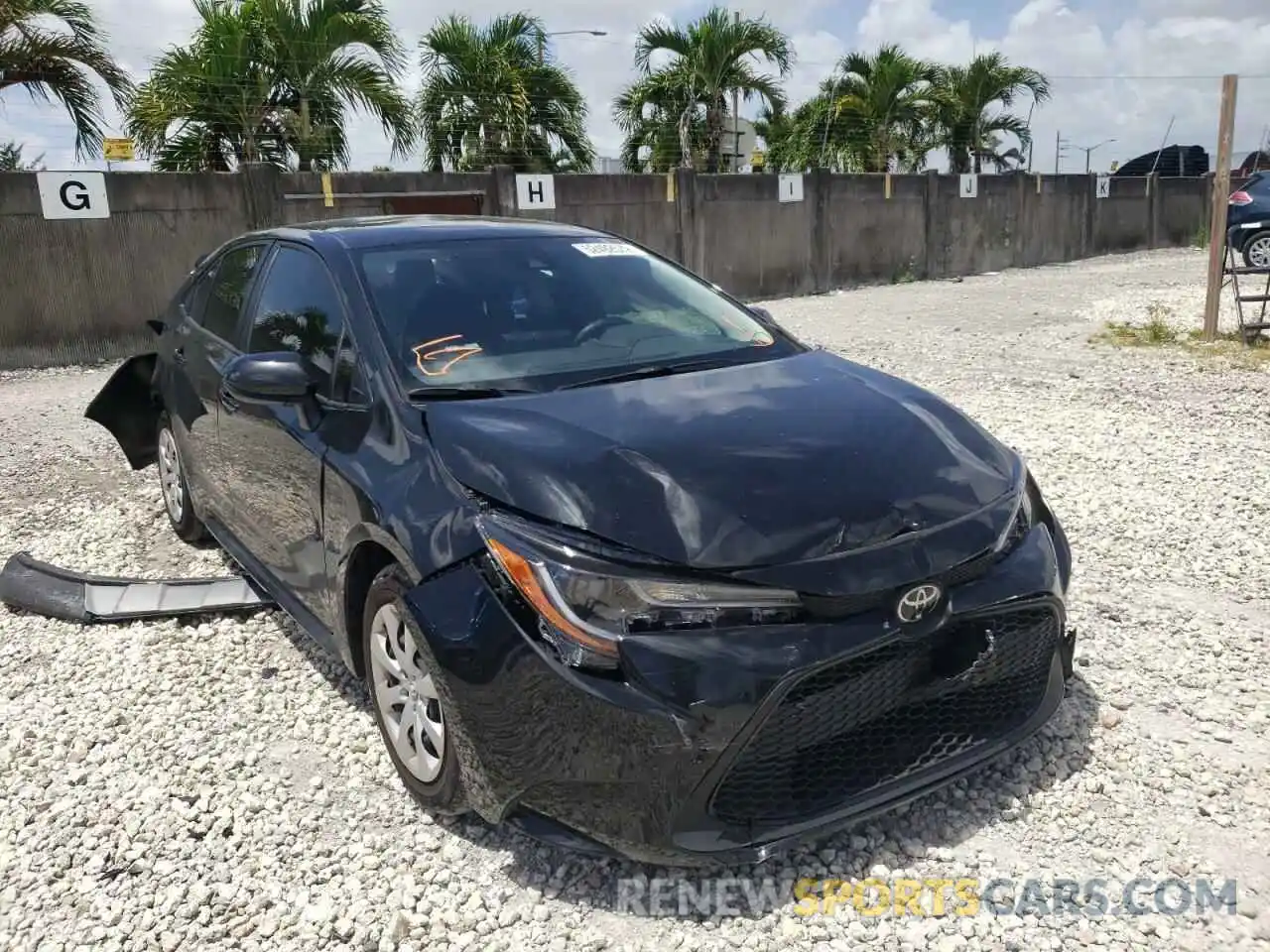 1 Photograph of a damaged car JTDEPMAE2NJ213083 TOYOTA COROLLA 2022