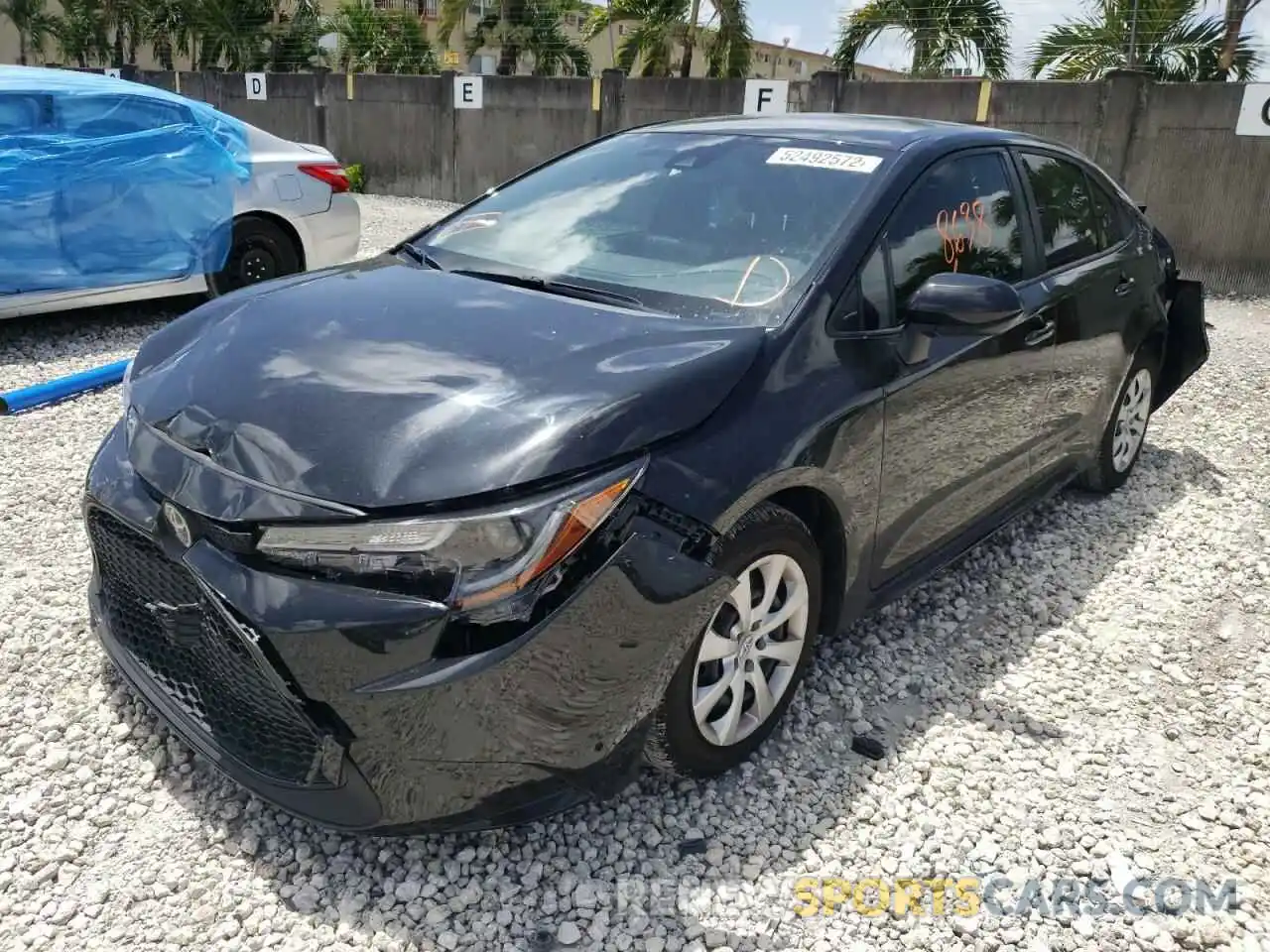 2 Photograph of a damaged car JTDEPMAE2NJ213083 TOYOTA COROLLA 2022