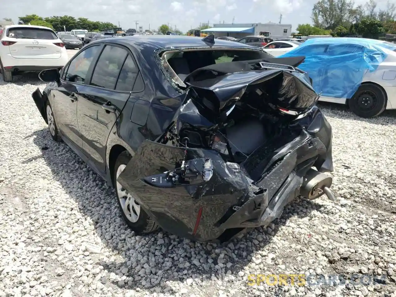 3 Photograph of a damaged car JTDEPMAE2NJ213083 TOYOTA COROLLA 2022