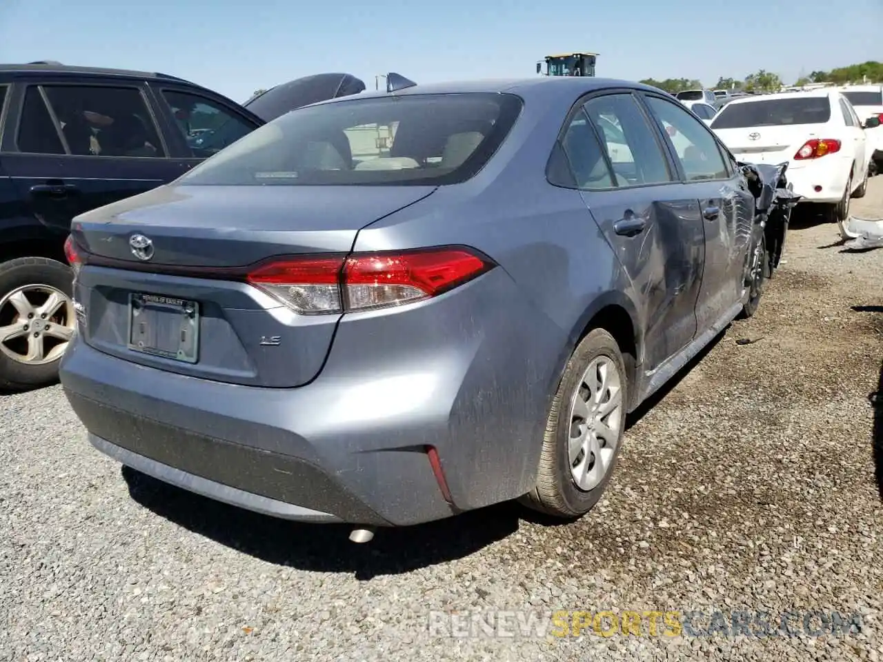 4 Photograph of a damaged car JTDEPMAE2NJ213830 TOYOTA COROLLA 2022