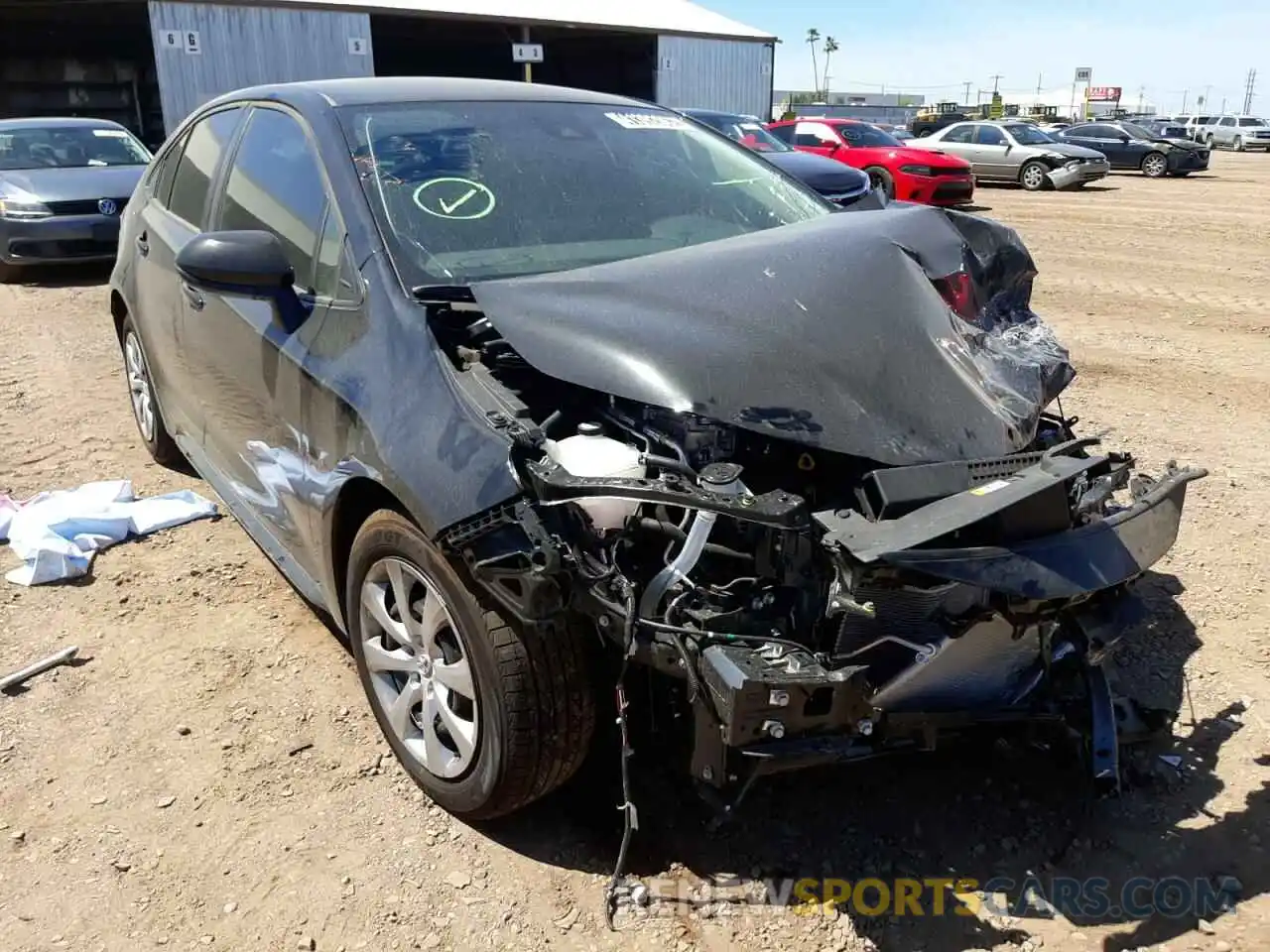 1 Photograph of a damaged car JTDEPMAE2NJ214816 TOYOTA COROLLA 2022