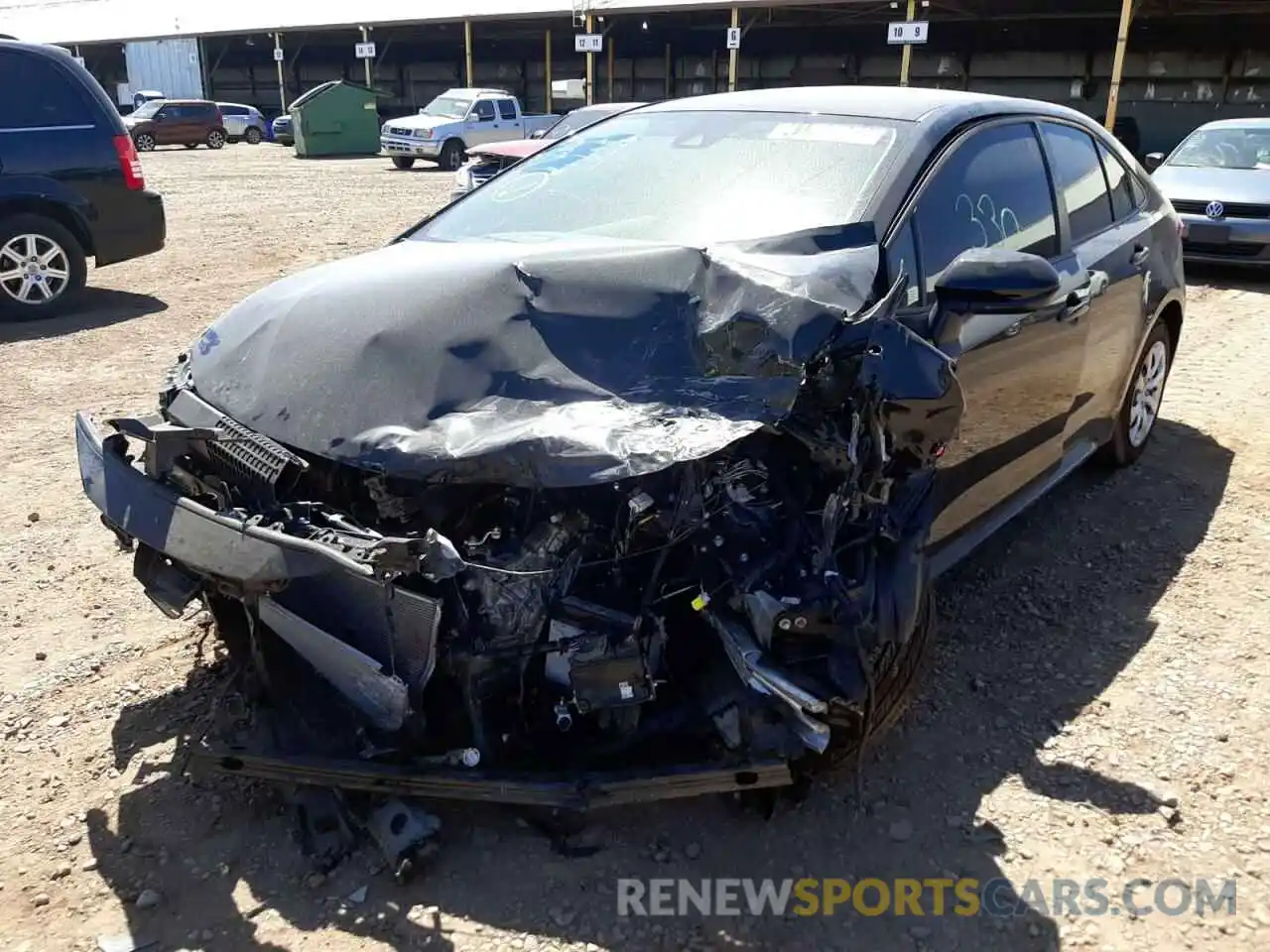 2 Photograph of a damaged car JTDEPMAE2NJ214816 TOYOTA COROLLA 2022