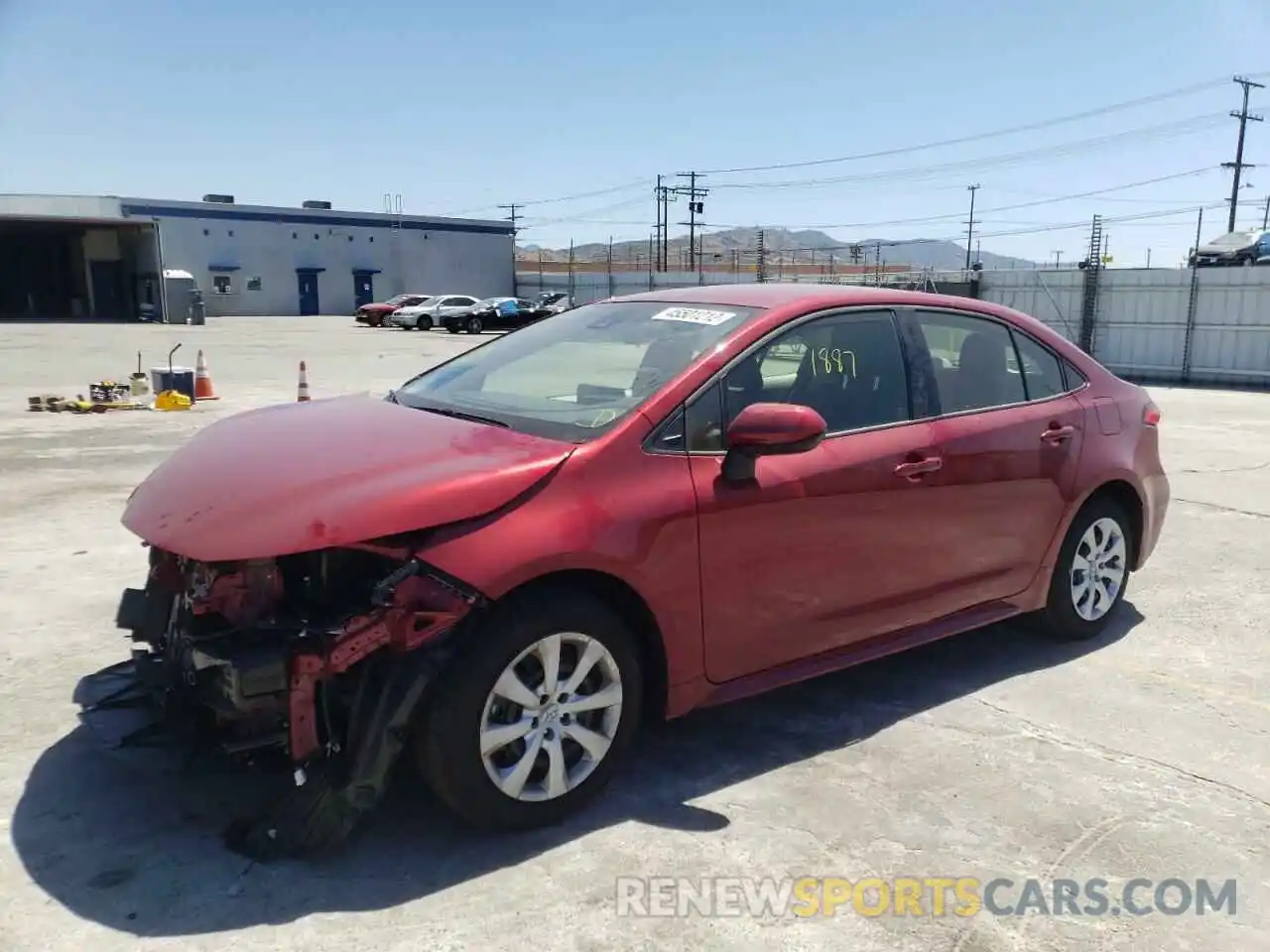 2 Photograph of a damaged car JTDEPMAE2NJ214850 TOYOTA COROLLA 2022