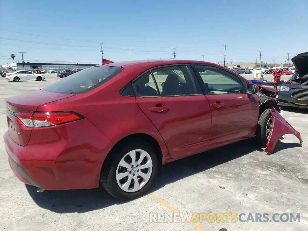 4 Photograph of a damaged car JTDEPMAE2NJ214850 TOYOTA COROLLA 2022