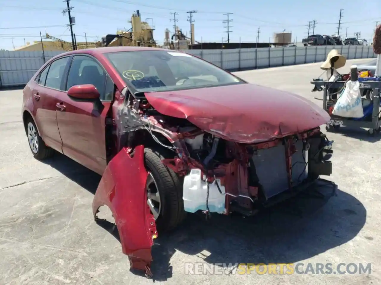 9 Photograph of a damaged car JTDEPMAE2NJ214850 TOYOTA COROLLA 2022