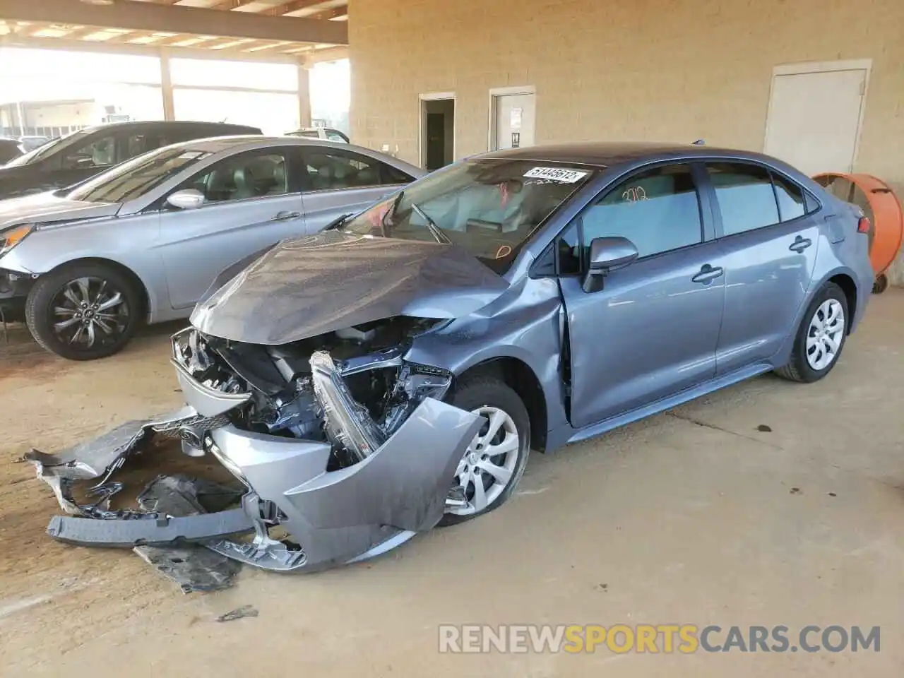 2 Photograph of a damaged car JTDEPMAE2NJ218882 TOYOTA COROLLA 2022