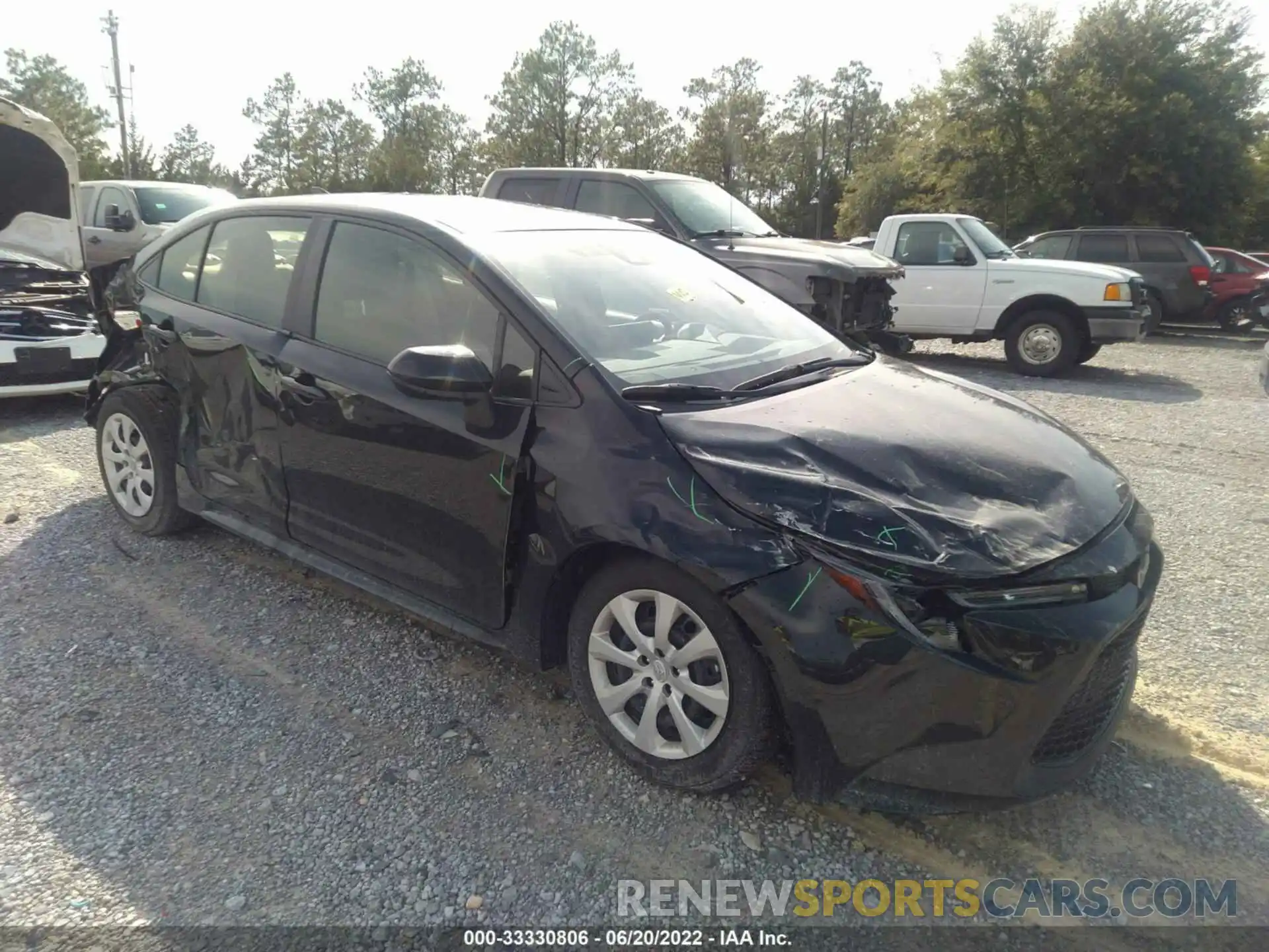 1 Photograph of a damaged car JTDEPMAE2NJ222379 TOYOTA COROLLA 2022