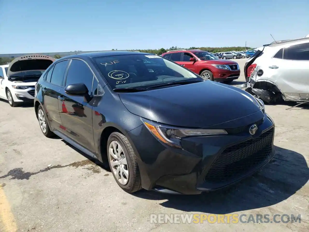 1 Photograph of a damaged car JTDEPMAE2NJ223855 TOYOTA COROLLA 2022