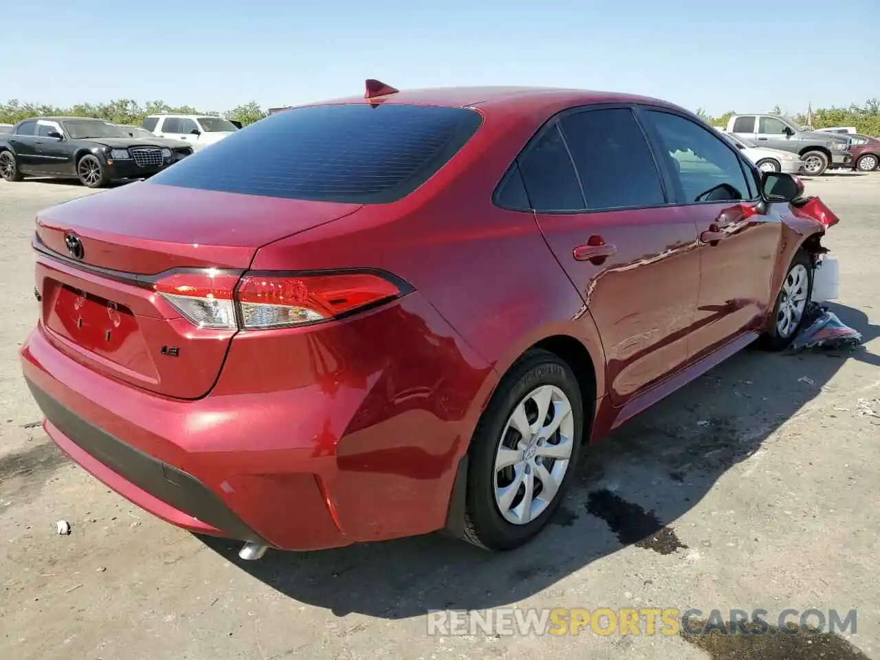 4 Photograph of a damaged car JTDEPMAE2NJ230143 TOYOTA COROLLA 2022