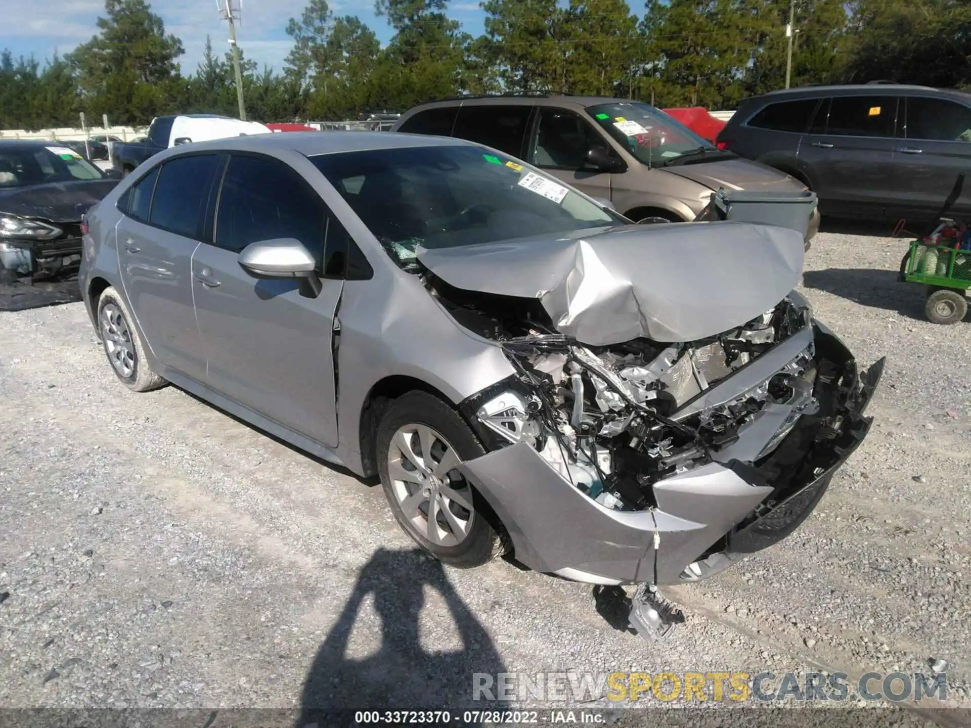 1 Photograph of a damaged car JTDEPMAE3N3003757 TOYOTA COROLLA 2022