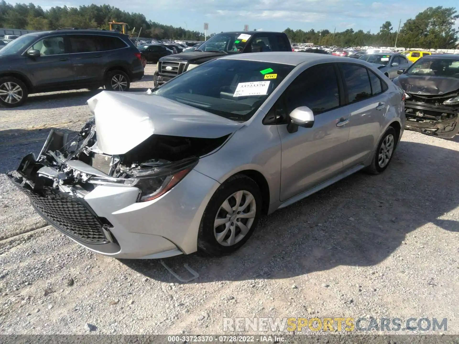 2 Photograph of a damaged car JTDEPMAE3N3003757 TOYOTA COROLLA 2022