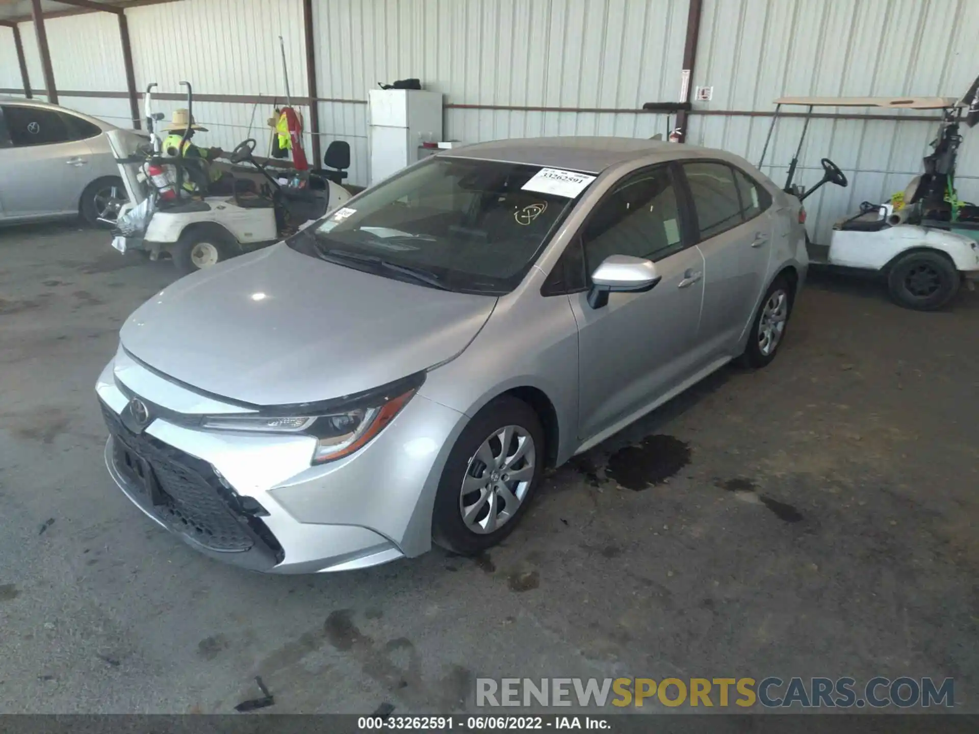 2 Photograph of a damaged car JTDEPMAE3N3005329 TOYOTA COROLLA 2022