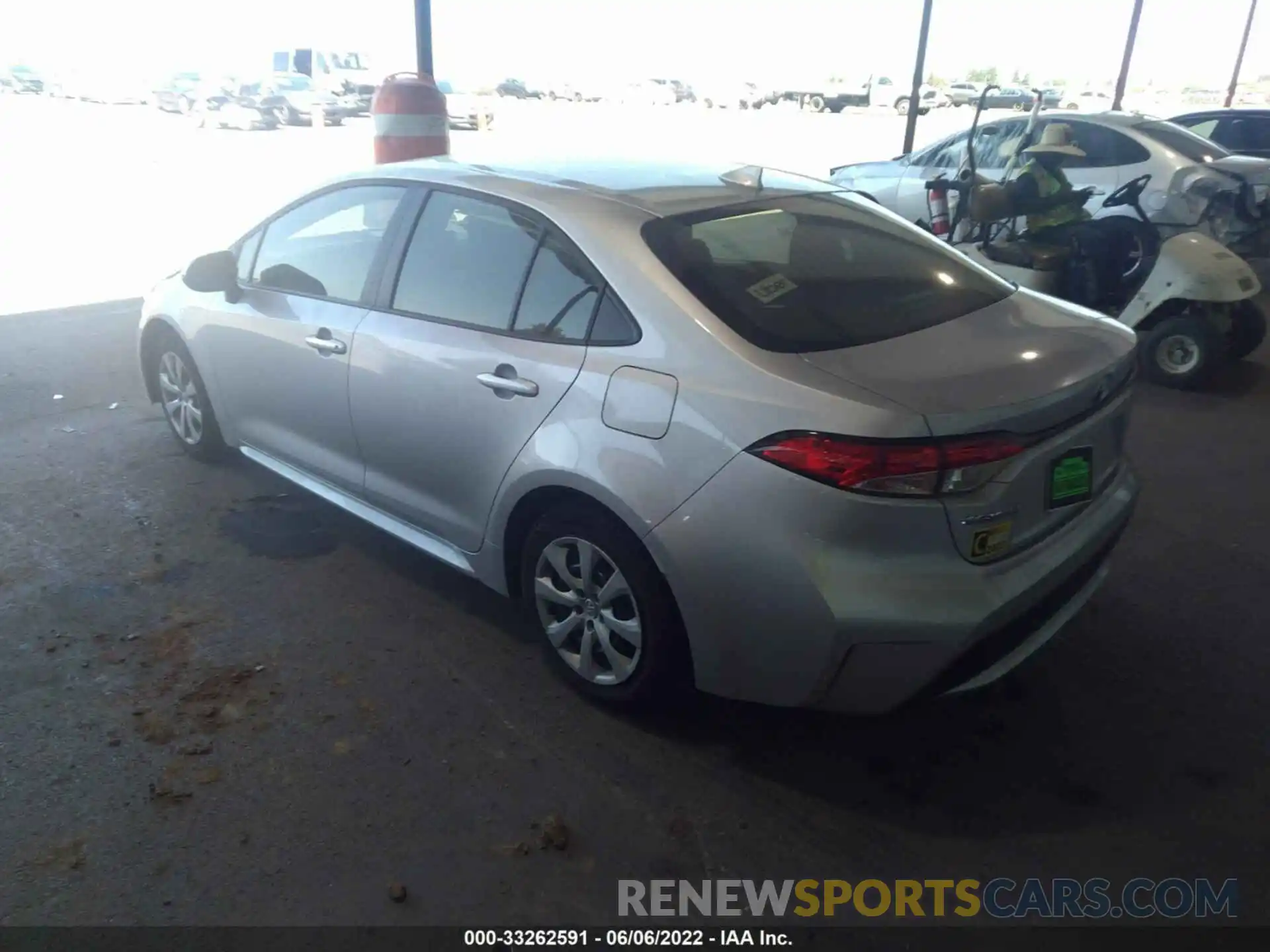 3 Photograph of a damaged car JTDEPMAE3N3005329 TOYOTA COROLLA 2022