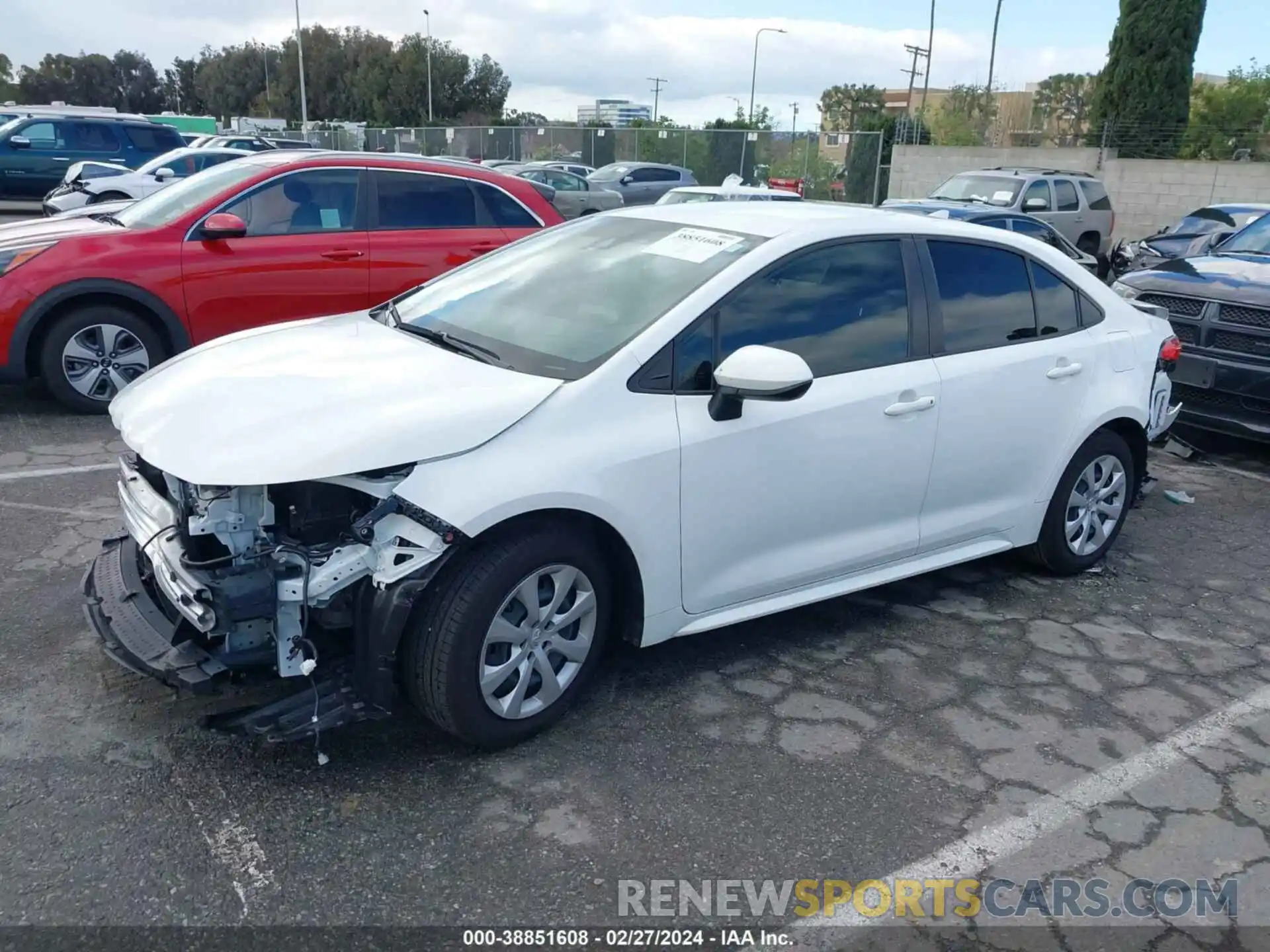 2 Photograph of a damaged car JTDEPMAE3N3008733 TOYOTA COROLLA 2022