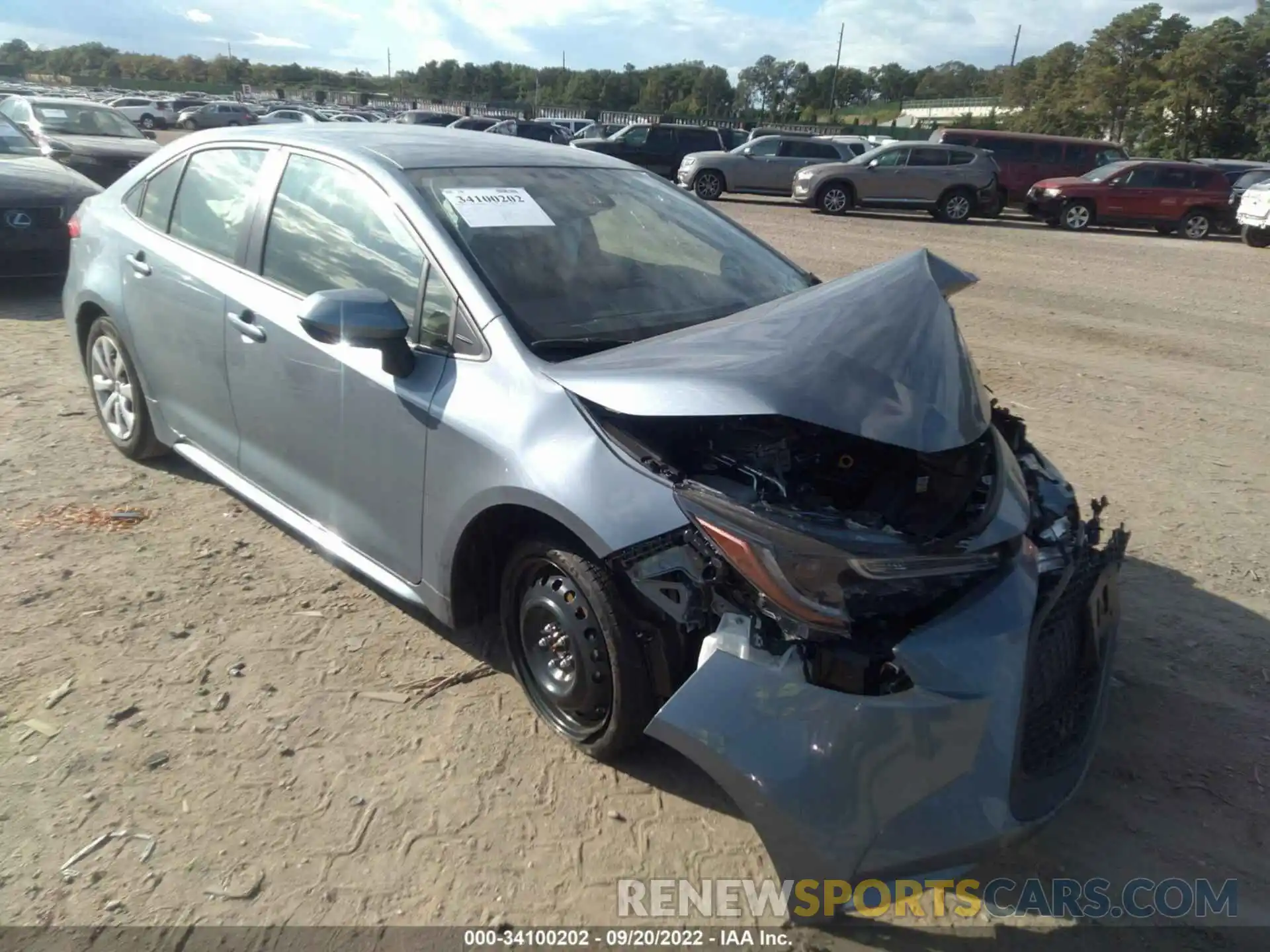 1 Photograph of a damaged car JTDEPMAE3N3008974 TOYOTA COROLLA 2022