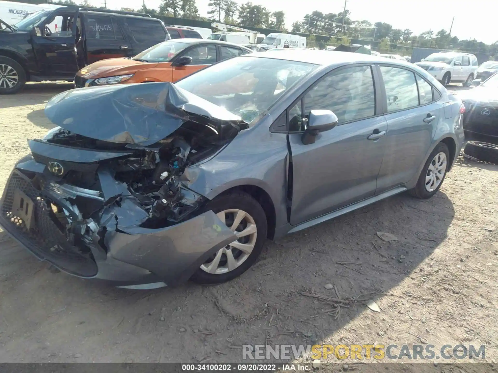 2 Photograph of a damaged car JTDEPMAE3N3008974 TOYOTA COROLLA 2022