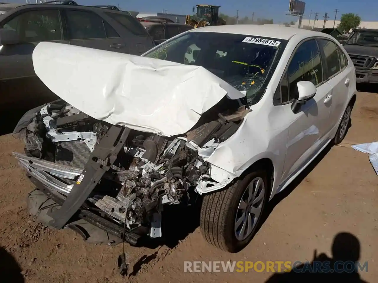 2 Photograph of a damaged car JTDEPMAE3N3011504 TOYOTA COROLLA 2022