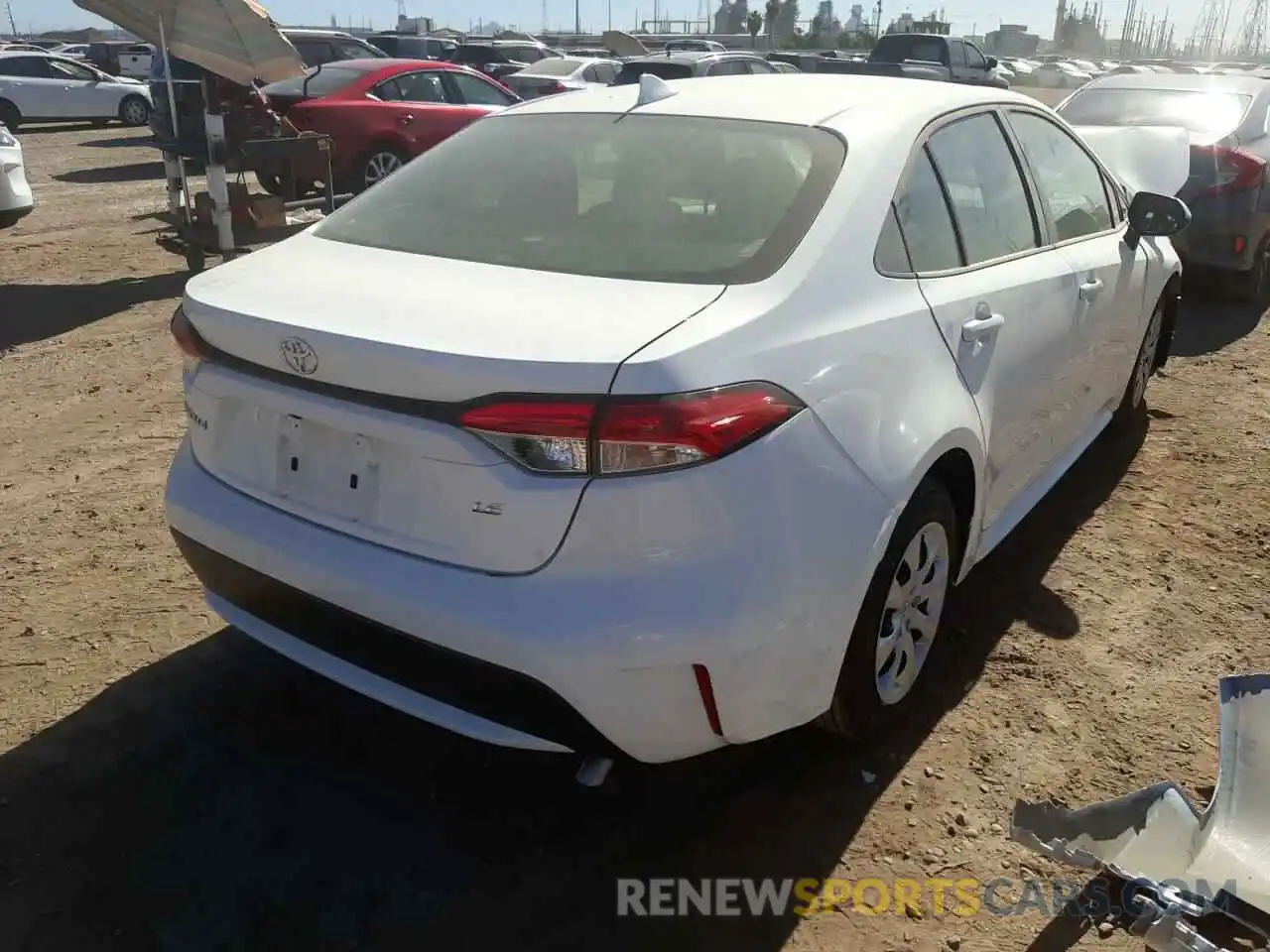 4 Photograph of a damaged car JTDEPMAE3N3011504 TOYOTA COROLLA 2022