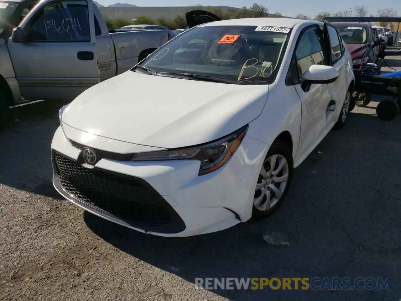 2 Photograph of a damaged car JTDEPMAE3N3019568 TOYOTA COROLLA 2022