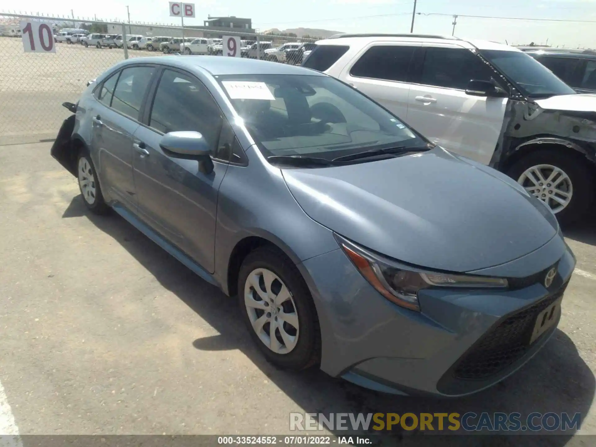 1 Photograph of a damaged car JTDEPMAE3N3019716 TOYOTA COROLLA 2022