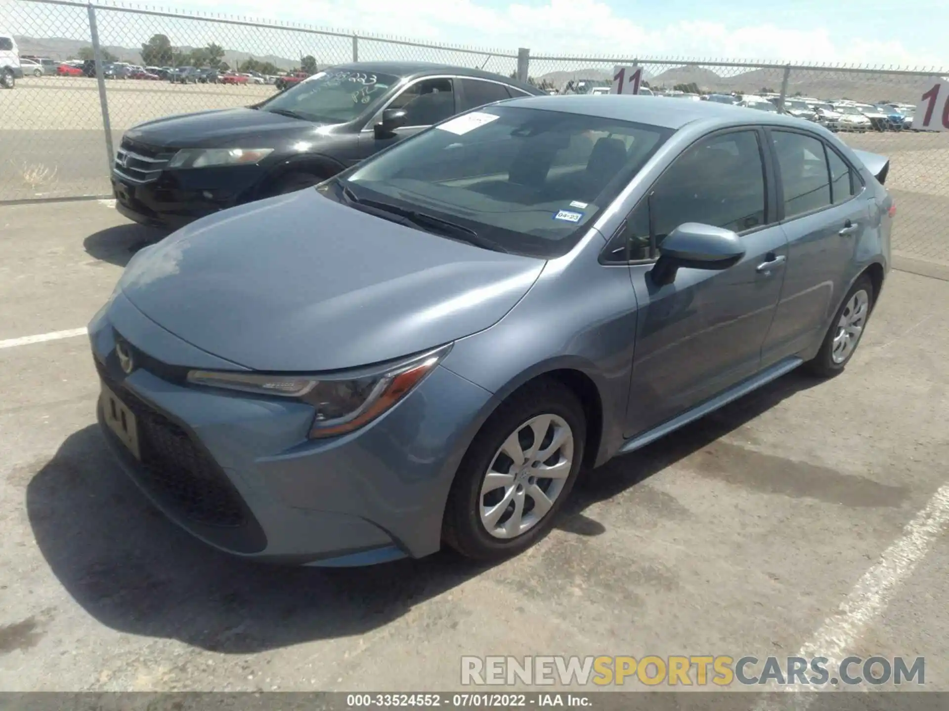 2 Photograph of a damaged car JTDEPMAE3N3019716 TOYOTA COROLLA 2022