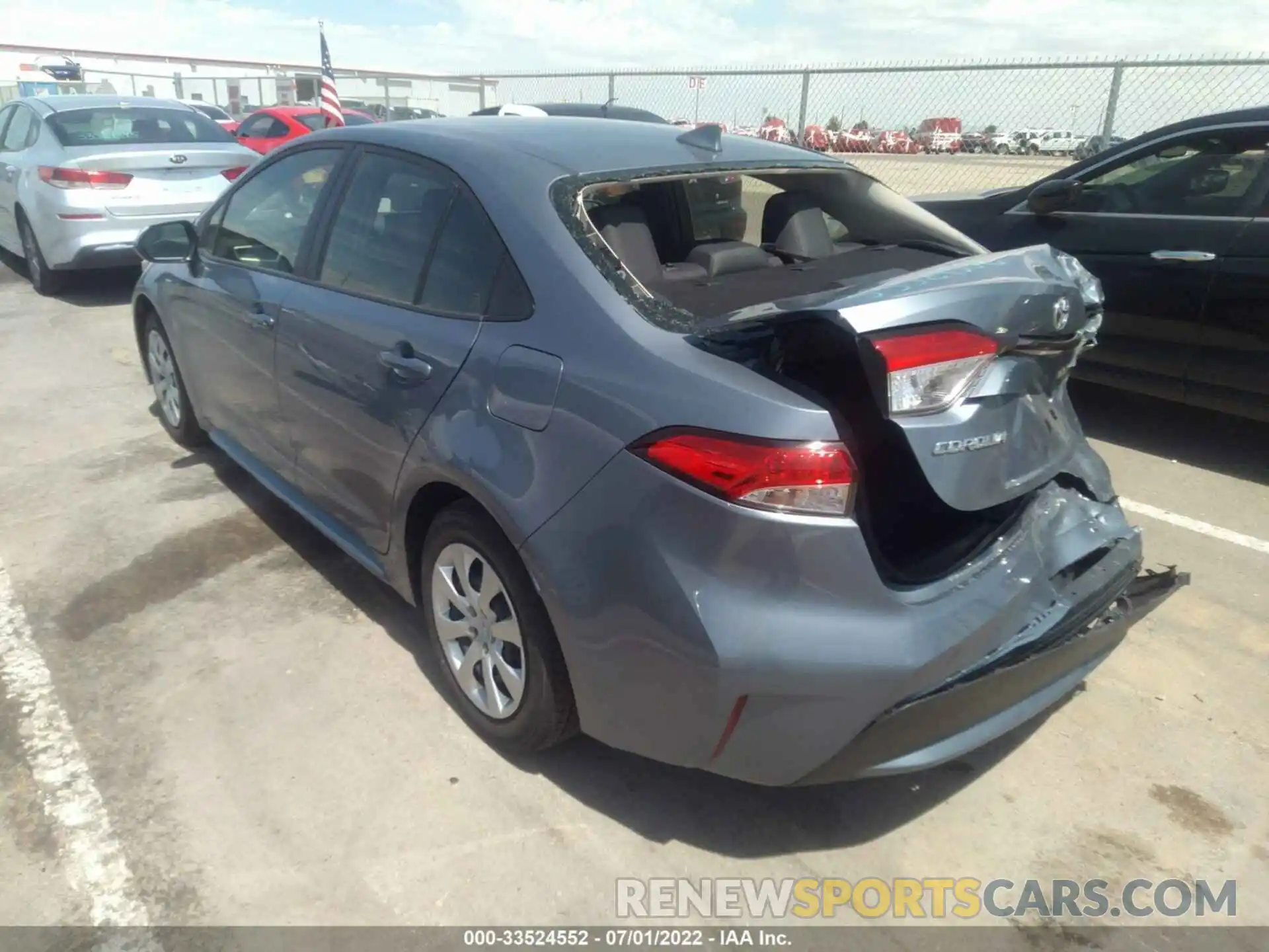 3 Photograph of a damaged car JTDEPMAE3N3019716 TOYOTA COROLLA 2022