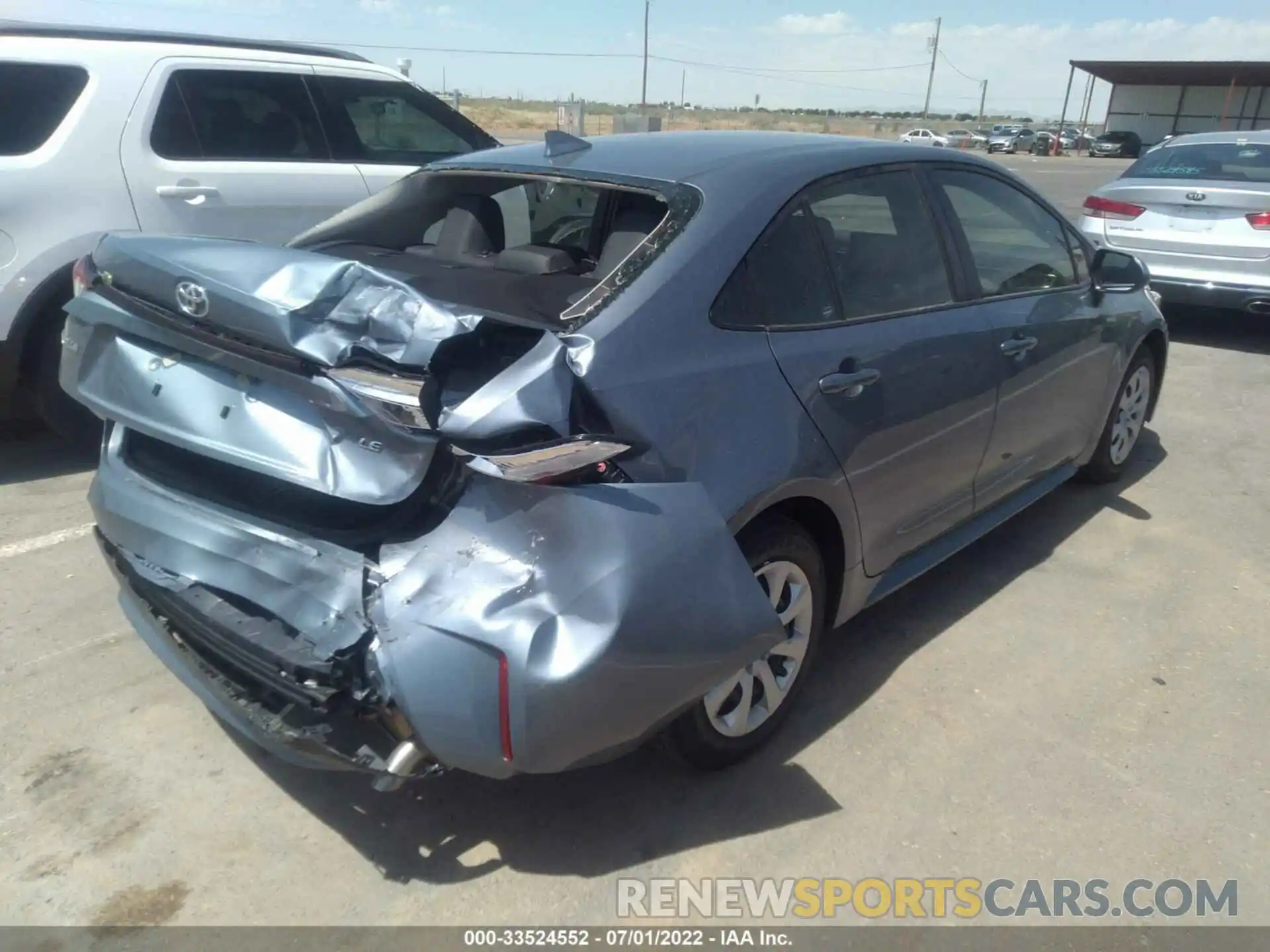 4 Photograph of a damaged car JTDEPMAE3N3019716 TOYOTA COROLLA 2022