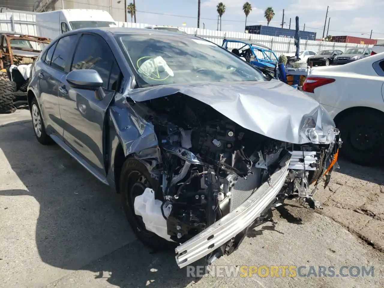 1 Photograph of a damaged car JTDEPMAE3N3024978 TOYOTA COROLLA 2022