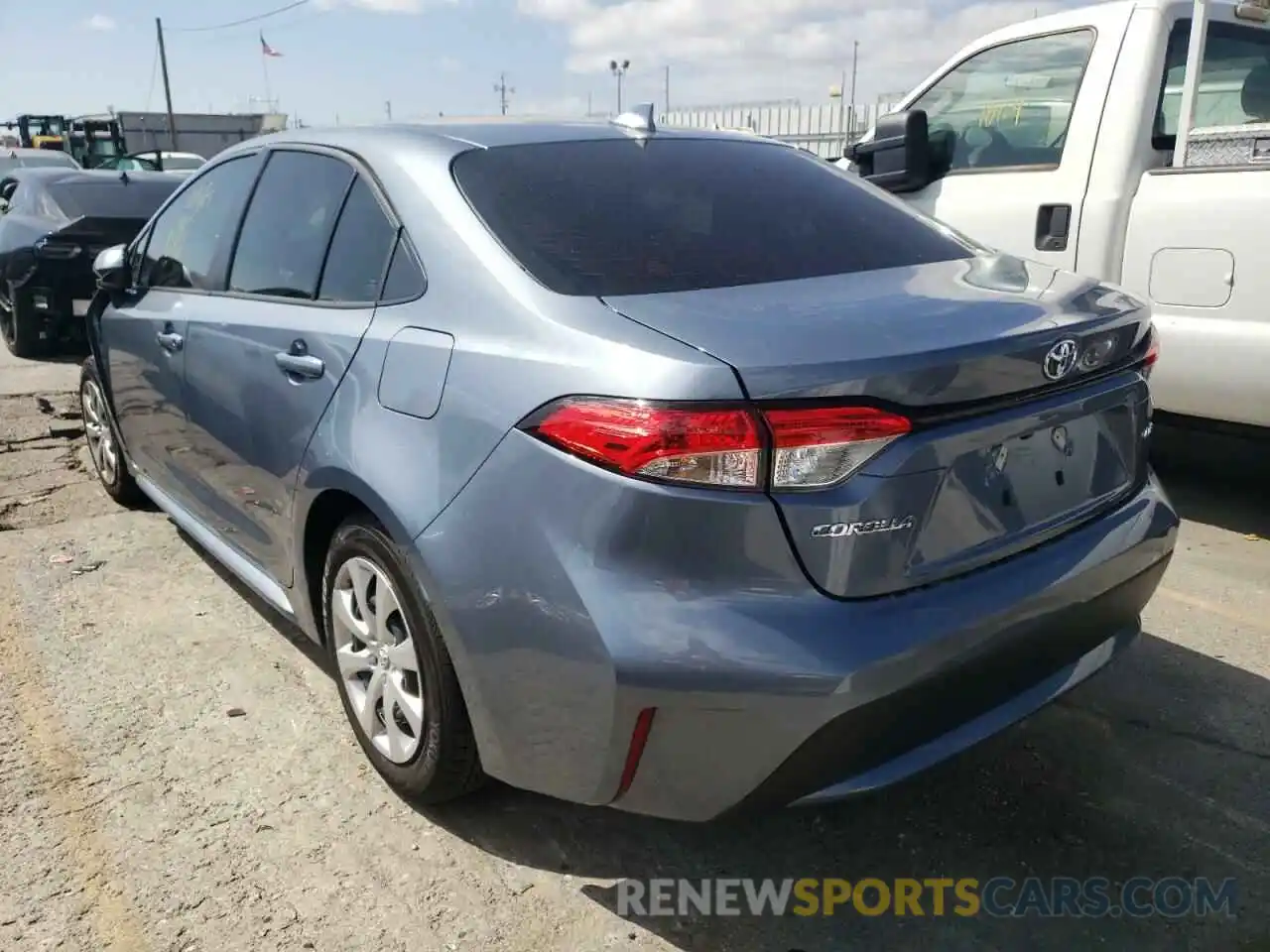 3 Photograph of a damaged car JTDEPMAE3N3024978 TOYOTA COROLLA 2022