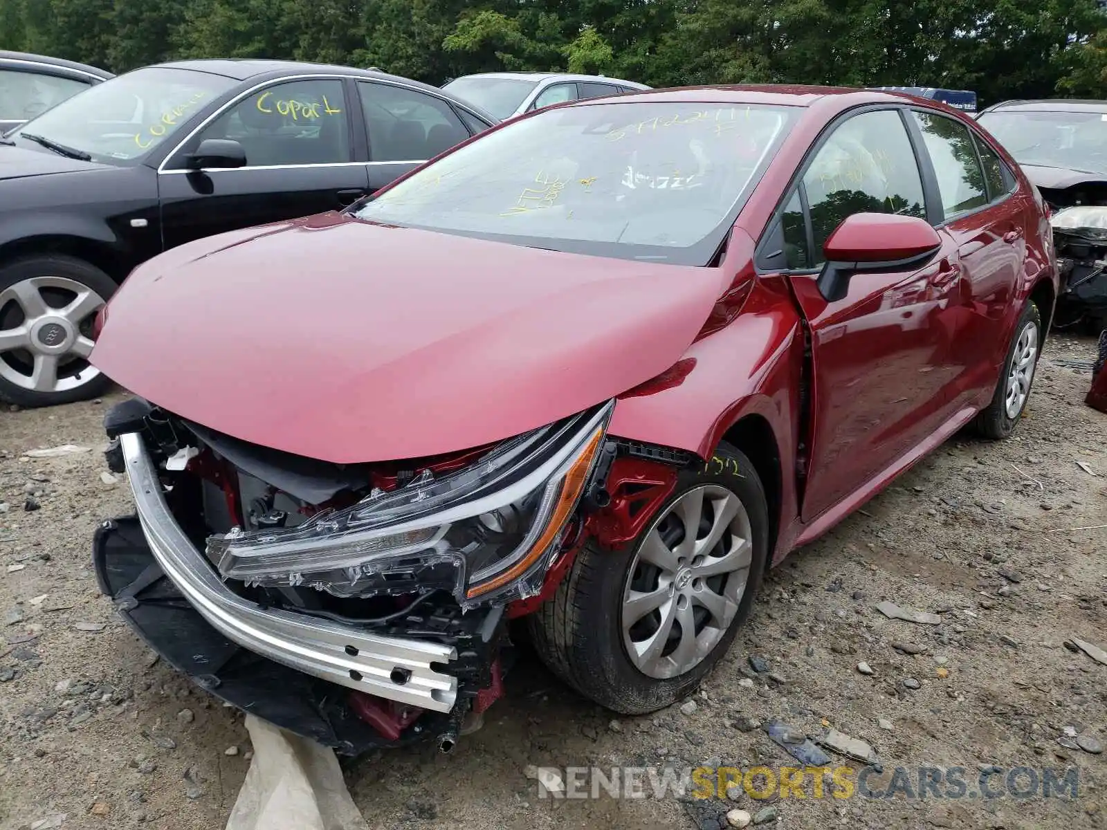 2 Photograph of a damaged car JTDEPMAE3NJ192454 TOYOTA COROLLA 2022