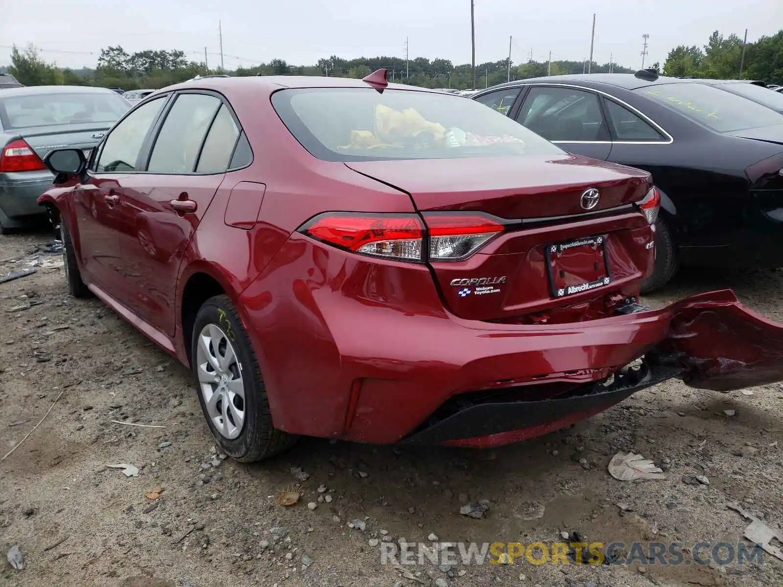 3 Photograph of a damaged car JTDEPMAE3NJ192454 TOYOTA COROLLA 2022