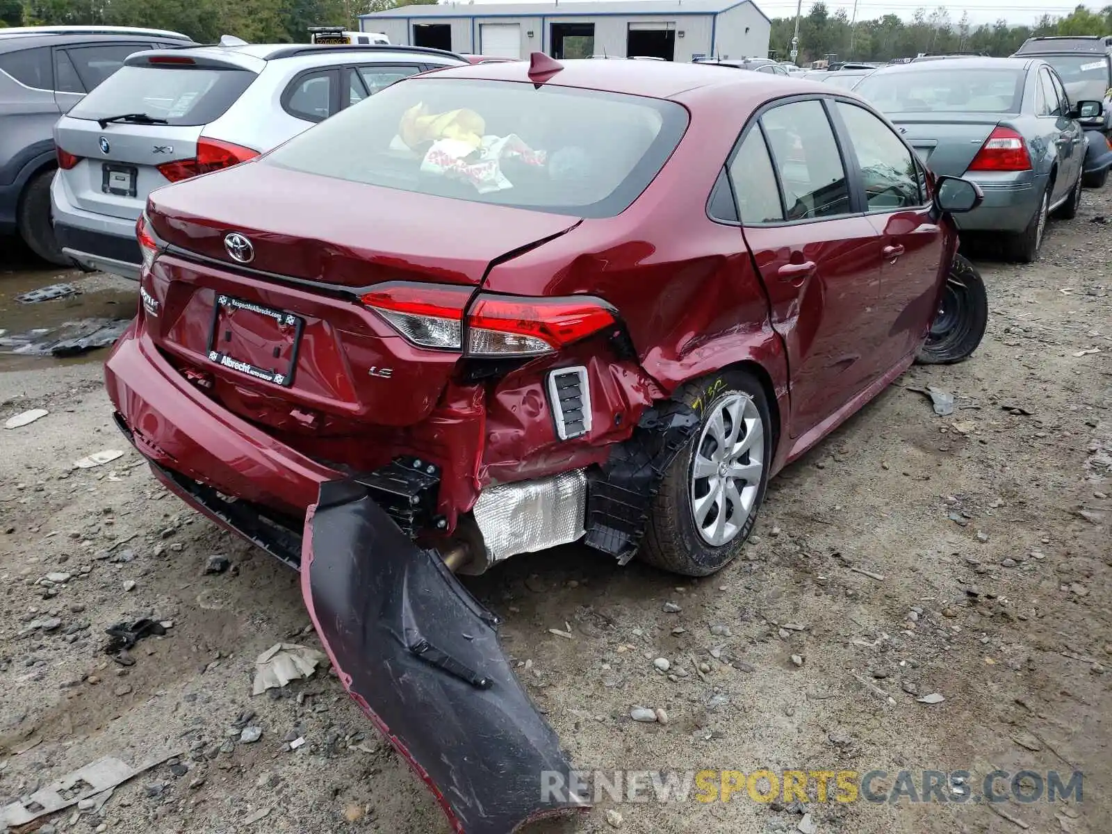 4 Photograph of a damaged car JTDEPMAE3NJ192454 TOYOTA COROLLA 2022