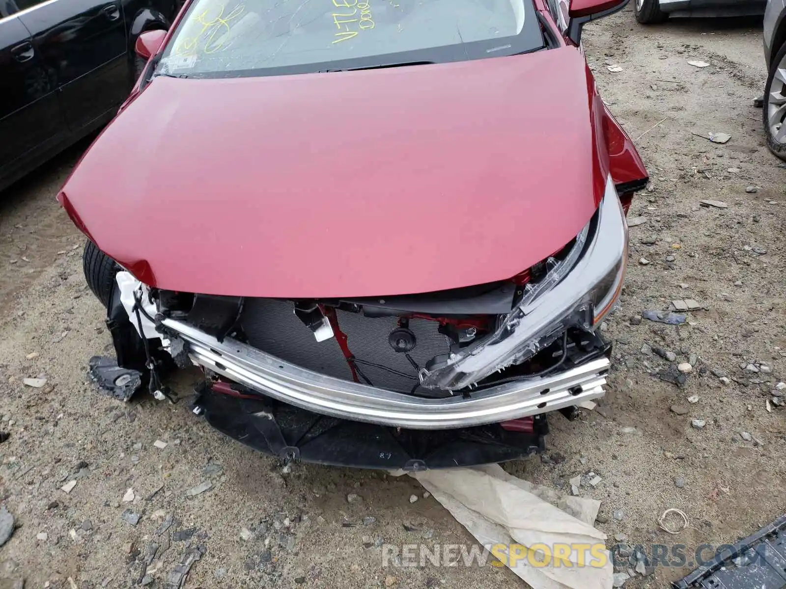 7 Photograph of a damaged car JTDEPMAE3NJ192454 TOYOTA COROLLA 2022