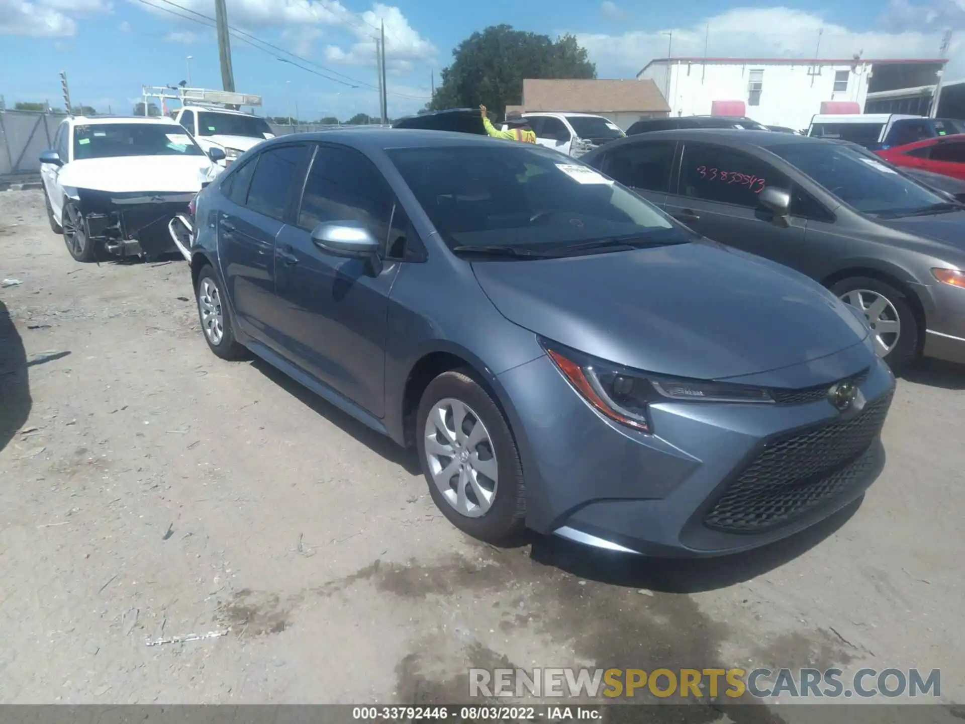 1 Photograph of a damaged car JTDEPMAE3NJ193944 TOYOTA COROLLA 2022