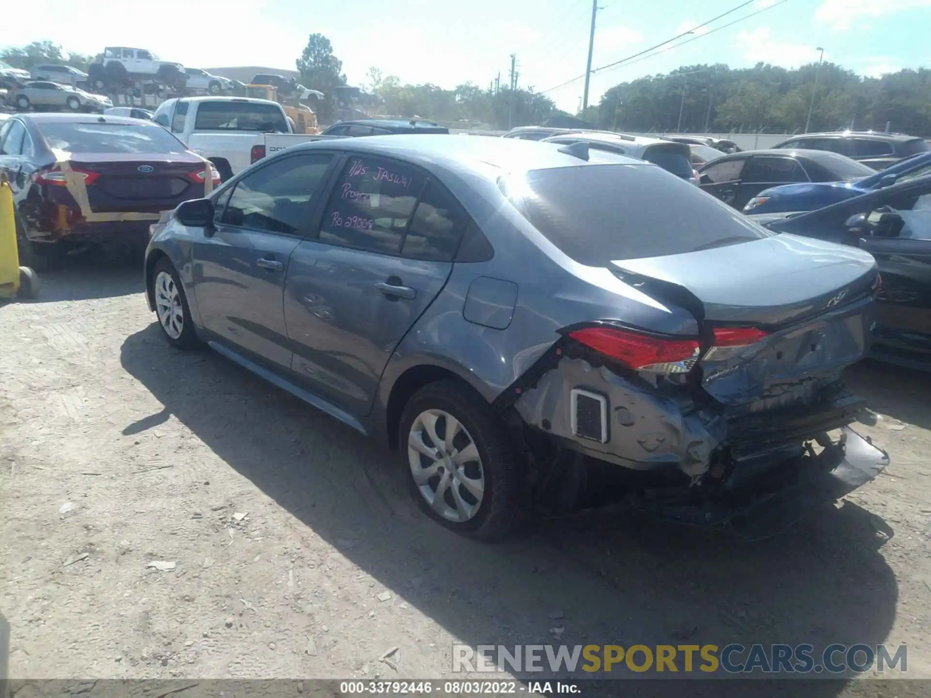 3 Photograph of a damaged car JTDEPMAE3NJ193944 TOYOTA COROLLA 2022