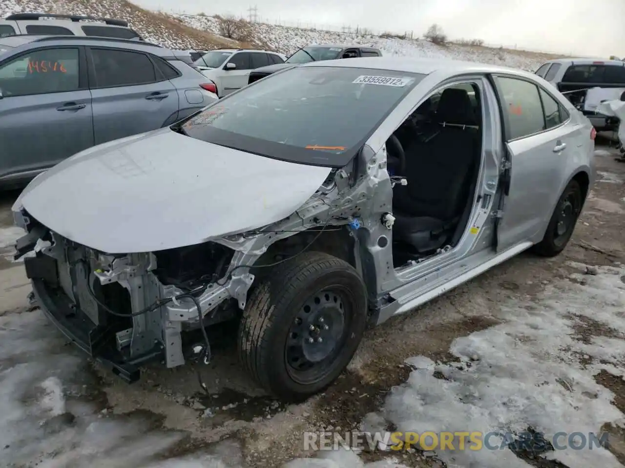 2 Photograph of a damaged car JTDEPMAE3NJ196049 TOYOTA COROLLA 2022