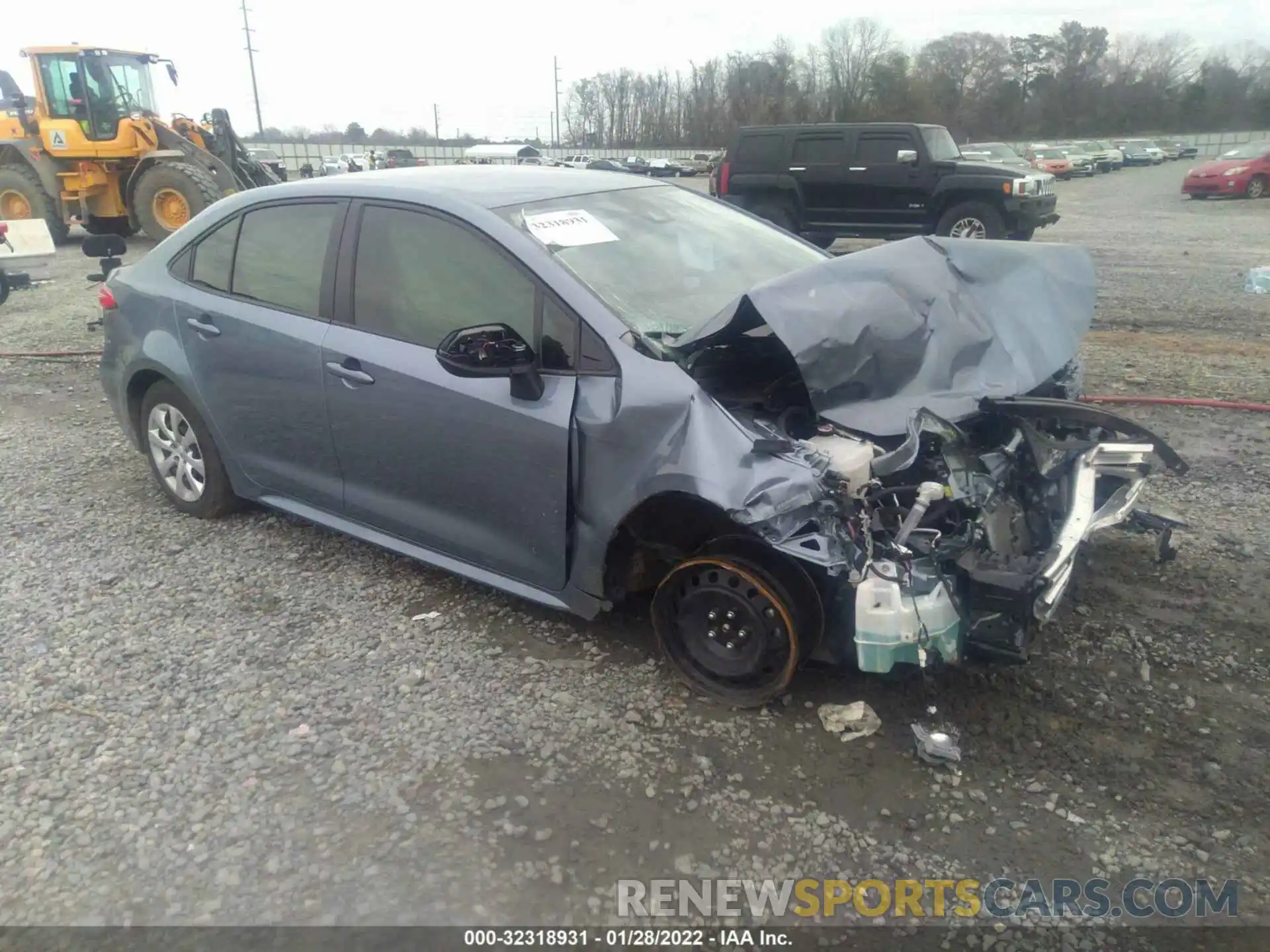 1 Photograph of a damaged car JTDEPMAE3NJ199209 TOYOTA COROLLA 2022