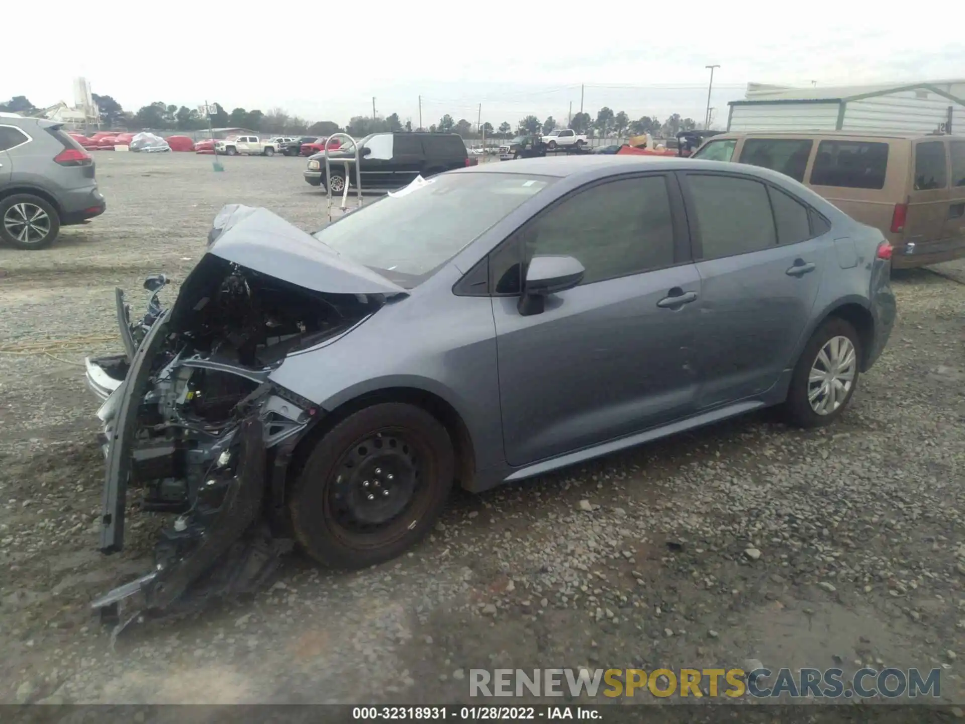 2 Photograph of a damaged car JTDEPMAE3NJ199209 TOYOTA COROLLA 2022