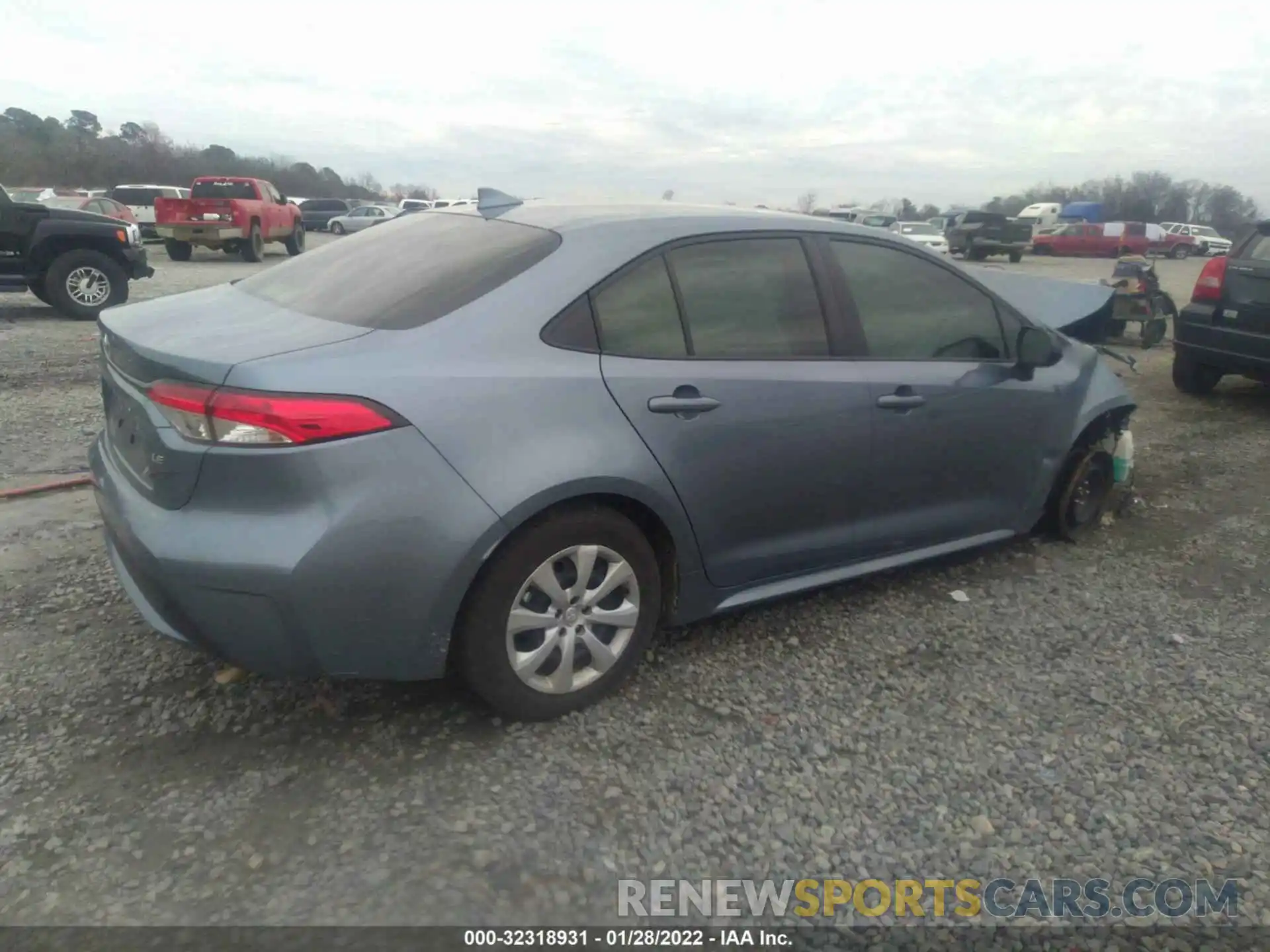 4 Photograph of a damaged car JTDEPMAE3NJ199209 TOYOTA COROLLA 2022