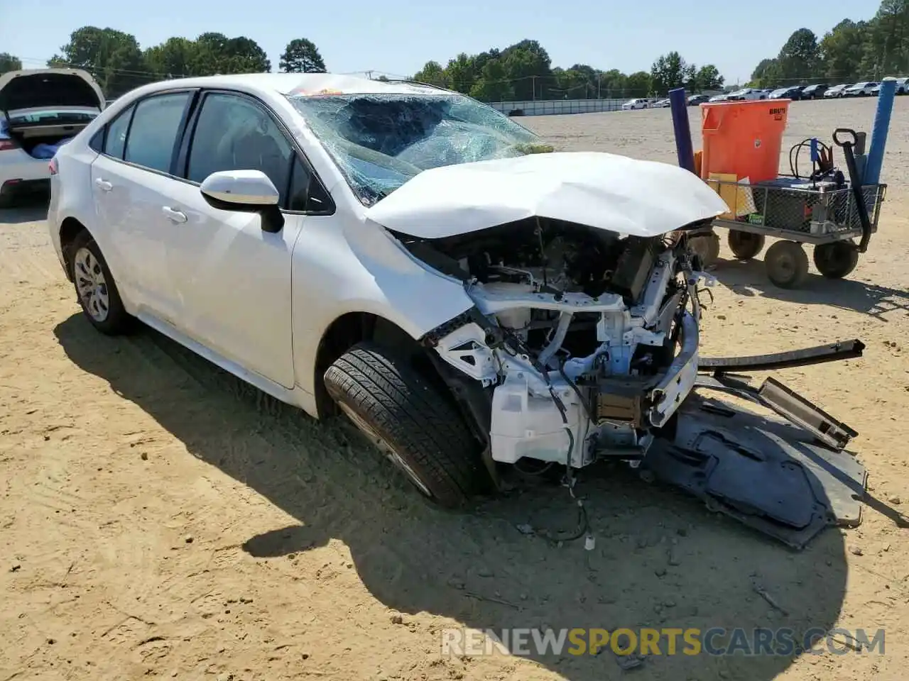 1 Photograph of a damaged car JTDEPMAE3NJ199324 TOYOTA COROLLA 2022