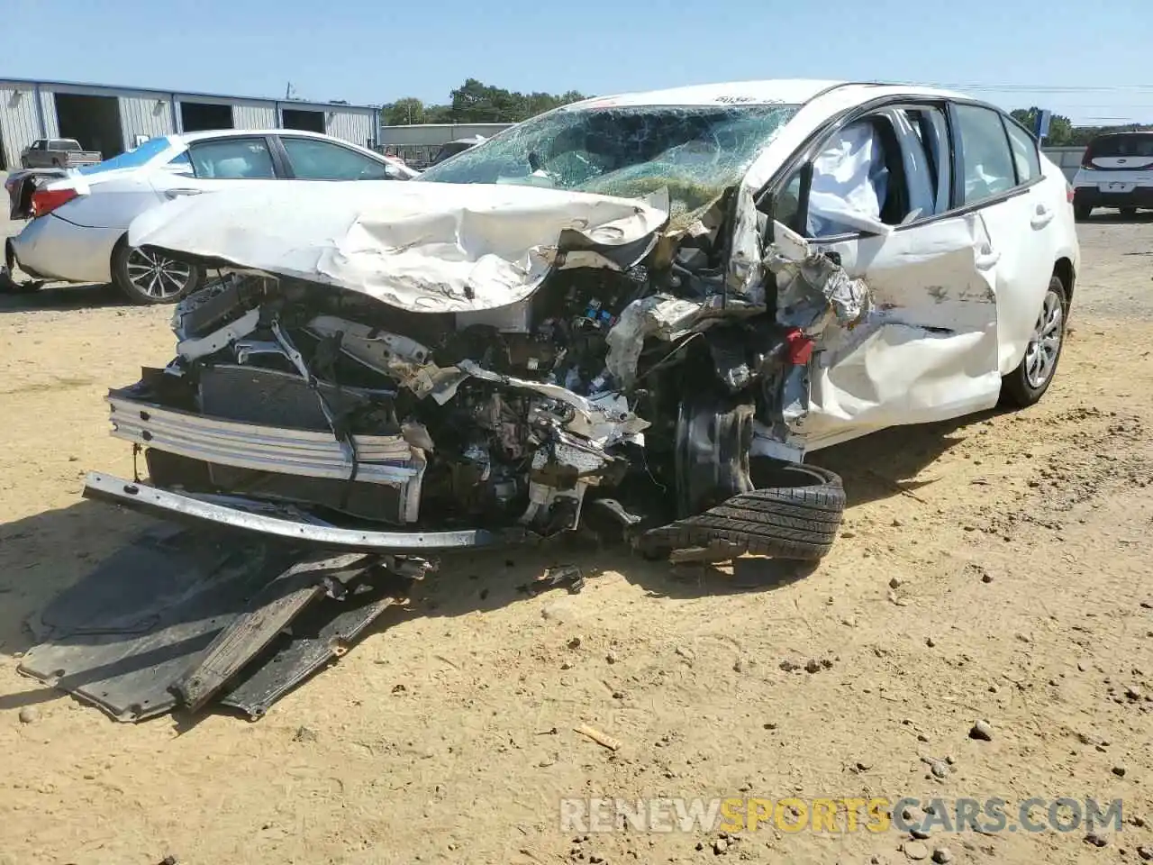 2 Photograph of a damaged car JTDEPMAE3NJ199324 TOYOTA COROLLA 2022