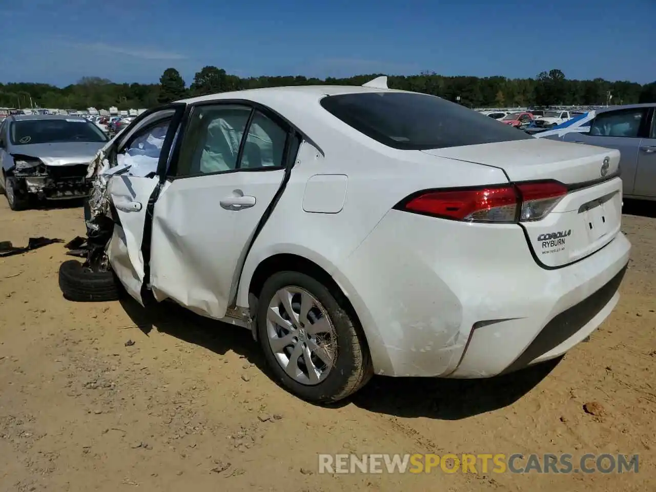 3 Photograph of a damaged car JTDEPMAE3NJ199324 TOYOTA COROLLA 2022