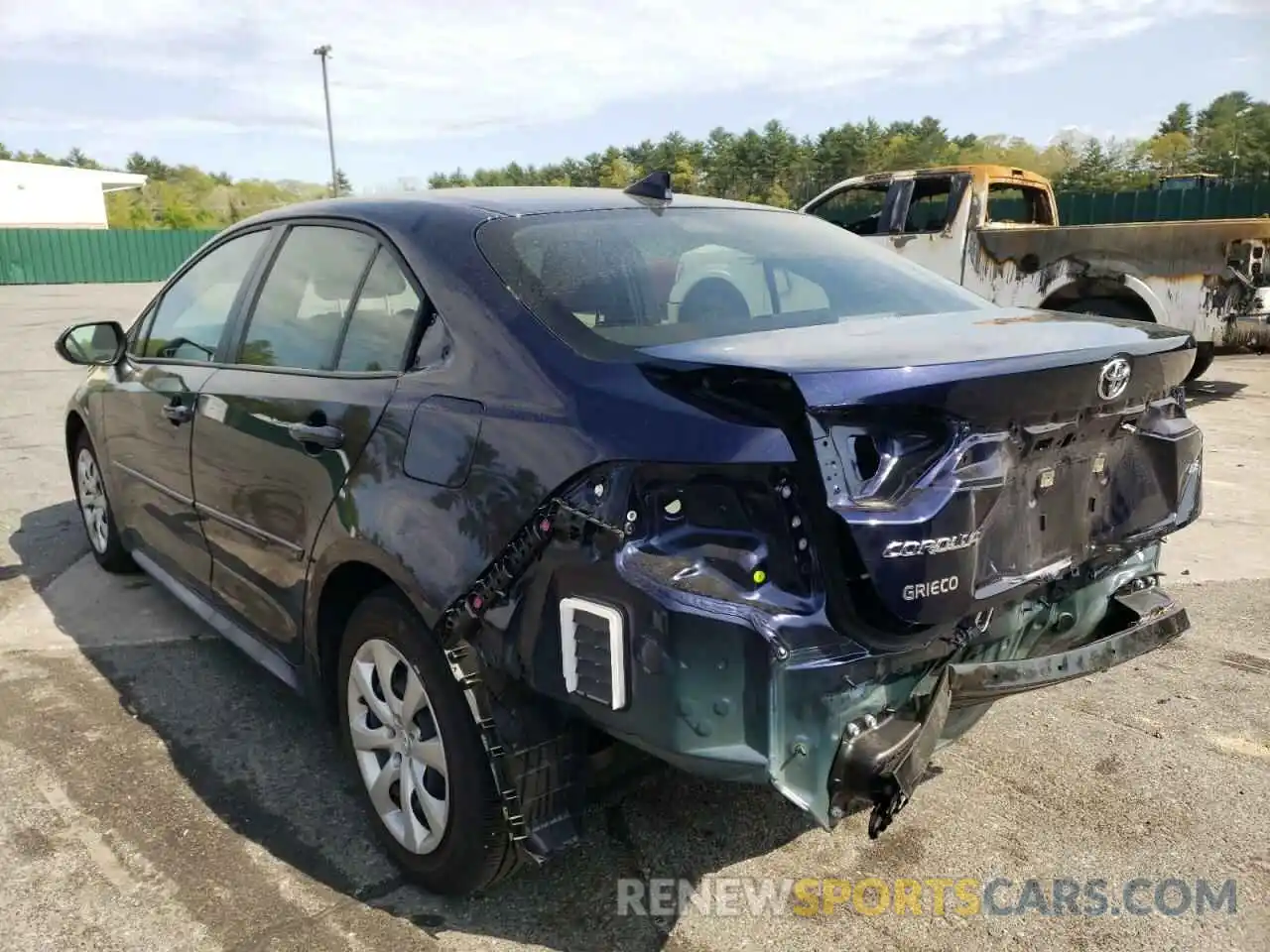 3 Photograph of a damaged car JTDEPMAE3NJ199386 TOYOTA COROLLA 2022