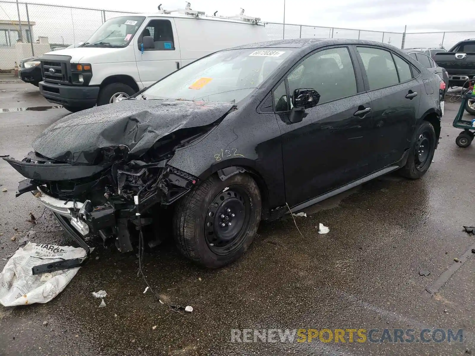 2 Photograph of a damaged car JTDEPMAE3NJ200830 TOYOTA COROLLA 2022