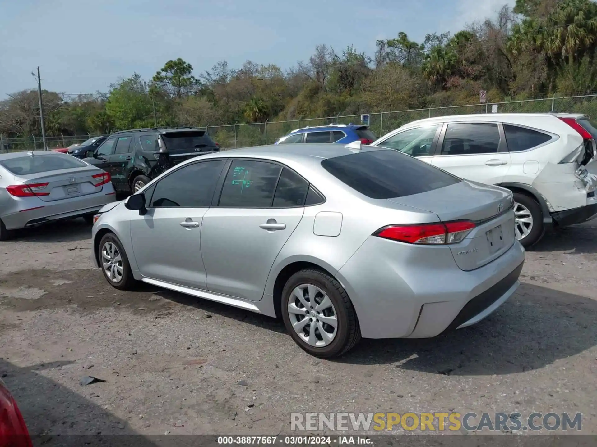 3 Photograph of a damaged car JTDEPMAE3NJ202321 TOYOTA COROLLA 2022