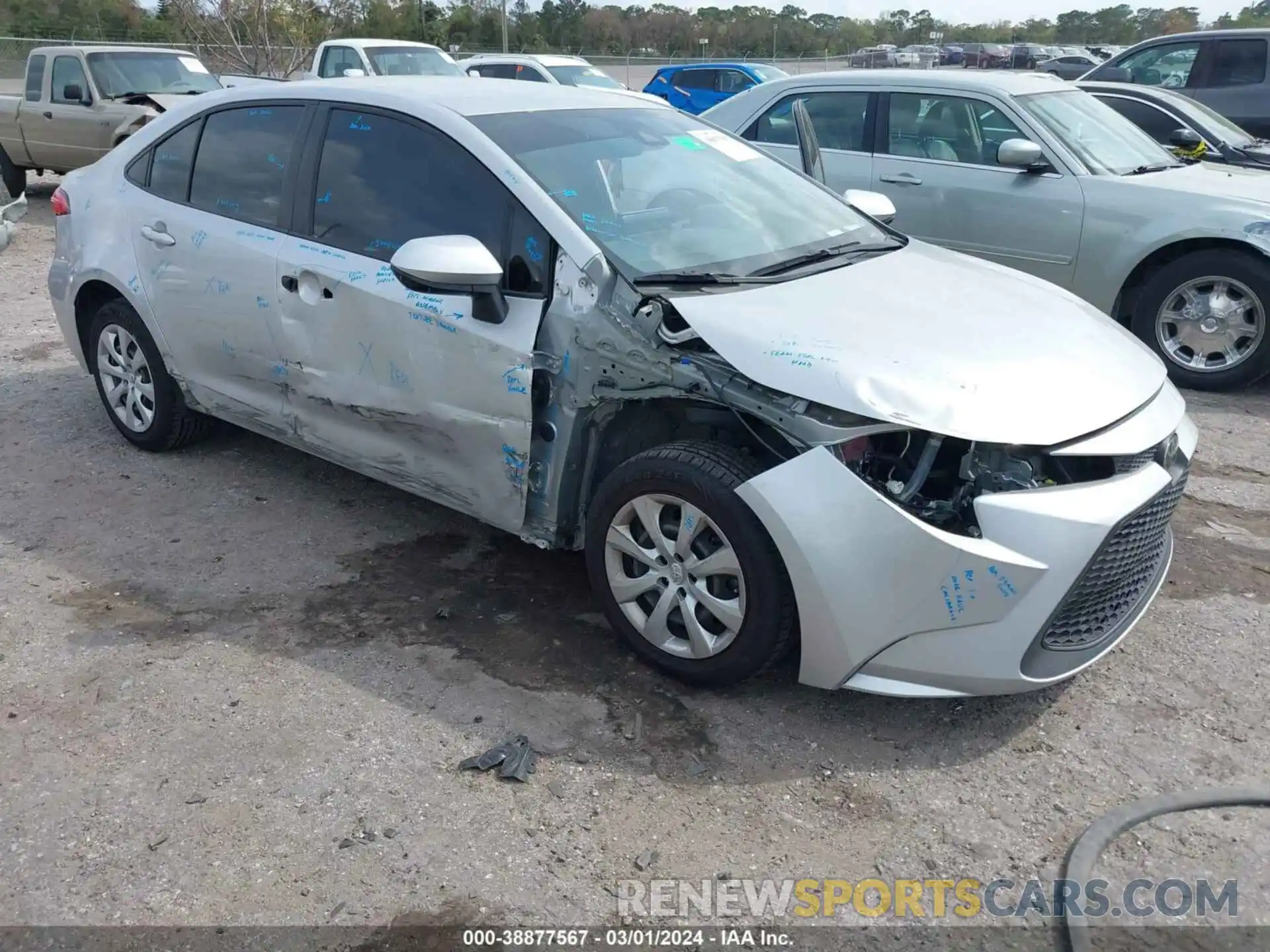 6 Photograph of a damaged car JTDEPMAE3NJ202321 TOYOTA COROLLA 2022