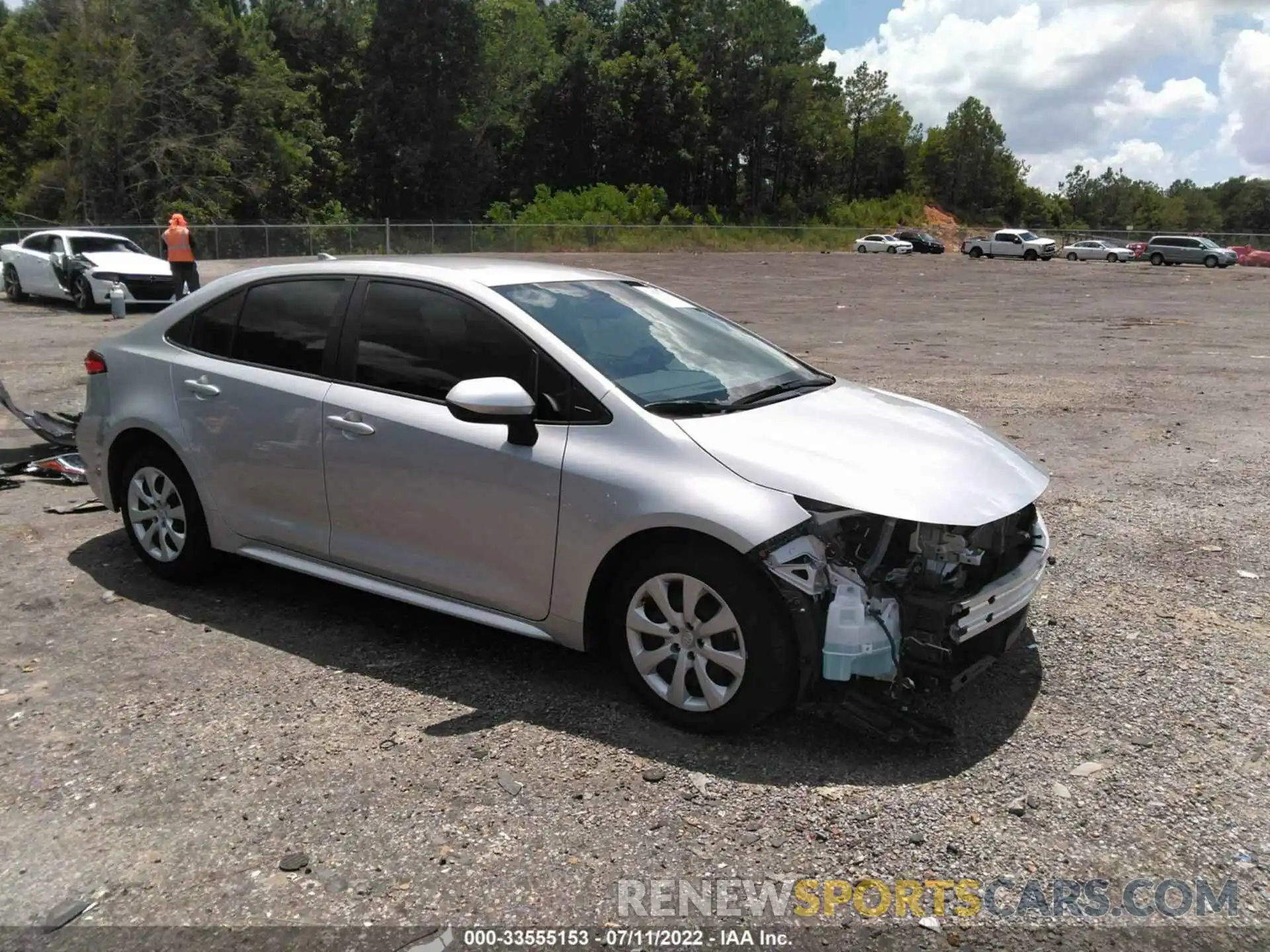 1 Photograph of a damaged car JTDEPMAE3NJ203985 TOYOTA COROLLA 2022