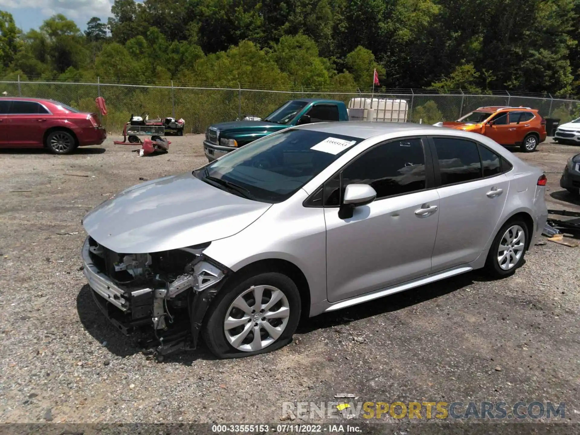 2 Photograph of a damaged car JTDEPMAE3NJ203985 TOYOTA COROLLA 2022